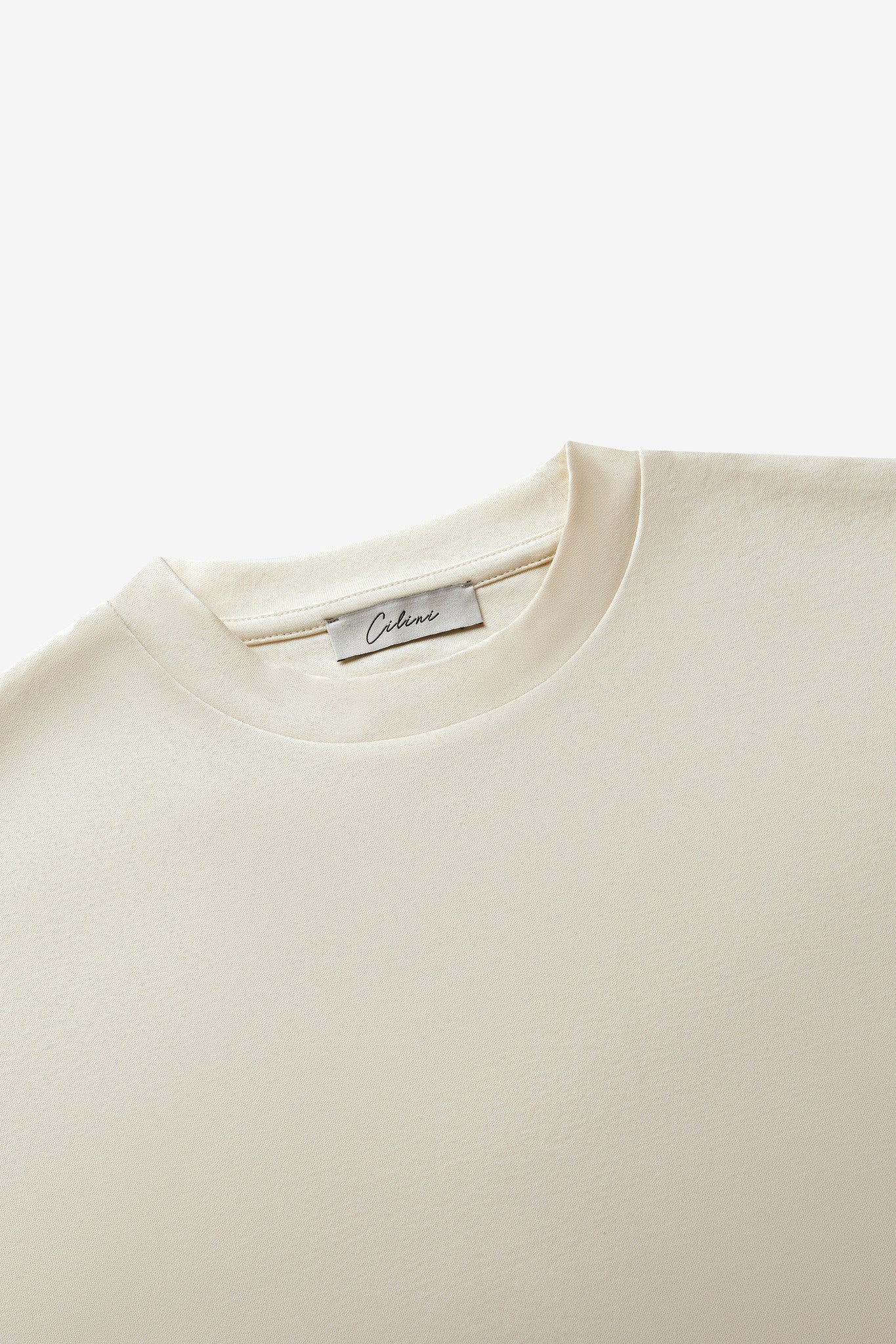 Double Mercerized T-shirt - Beige