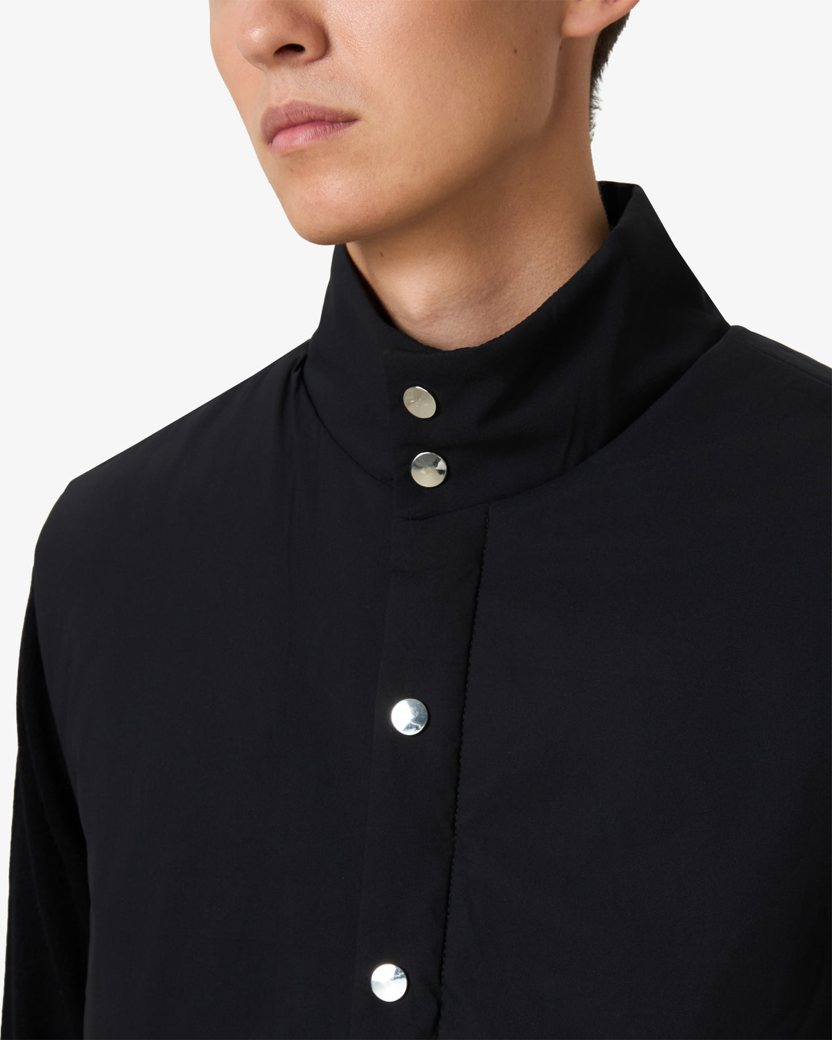 Bodywarmer Black Silver Button