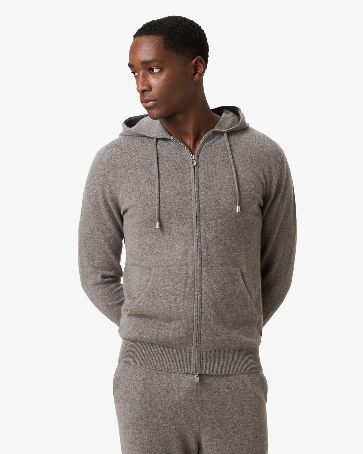 Cashmere Tracksuit Hoodie - Vapor