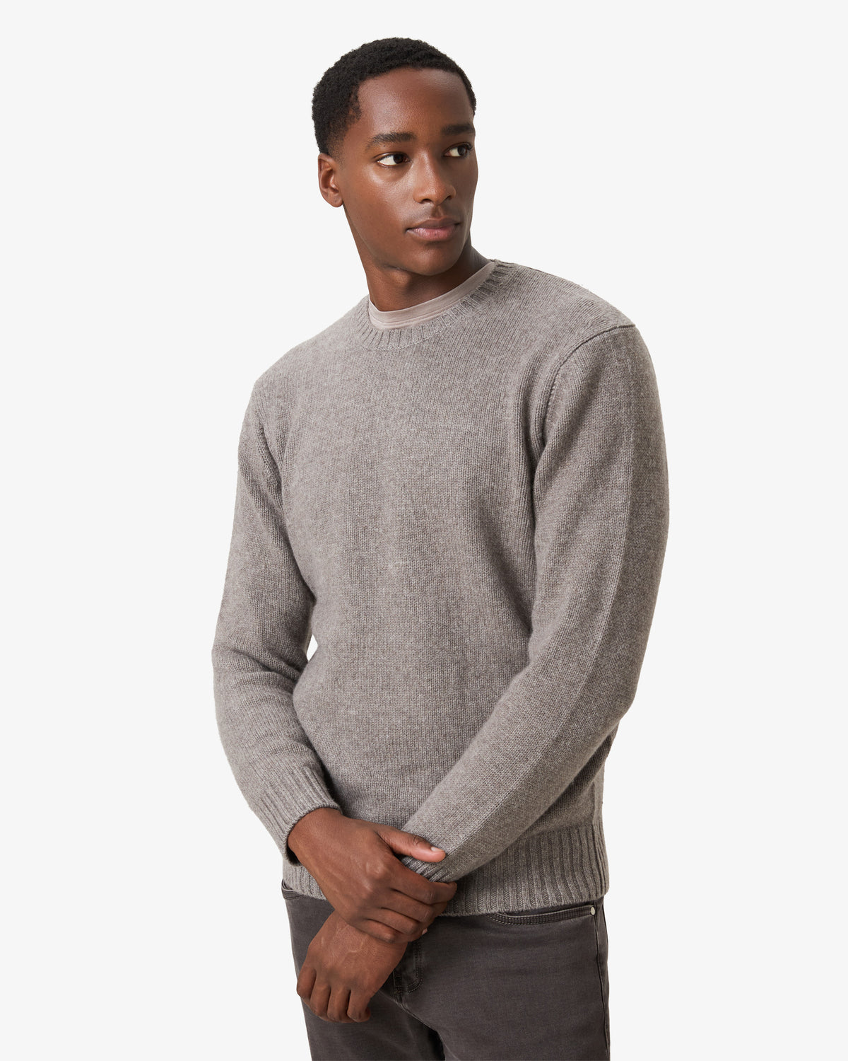 Cashmere Wool Crewneck Sweater - Vapor