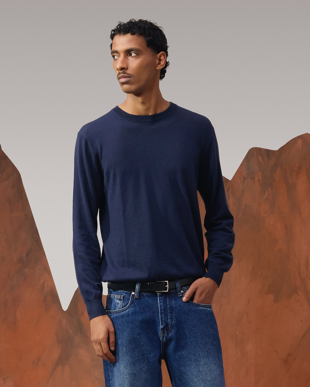 Cashmere Longsleeve - Starry Sky