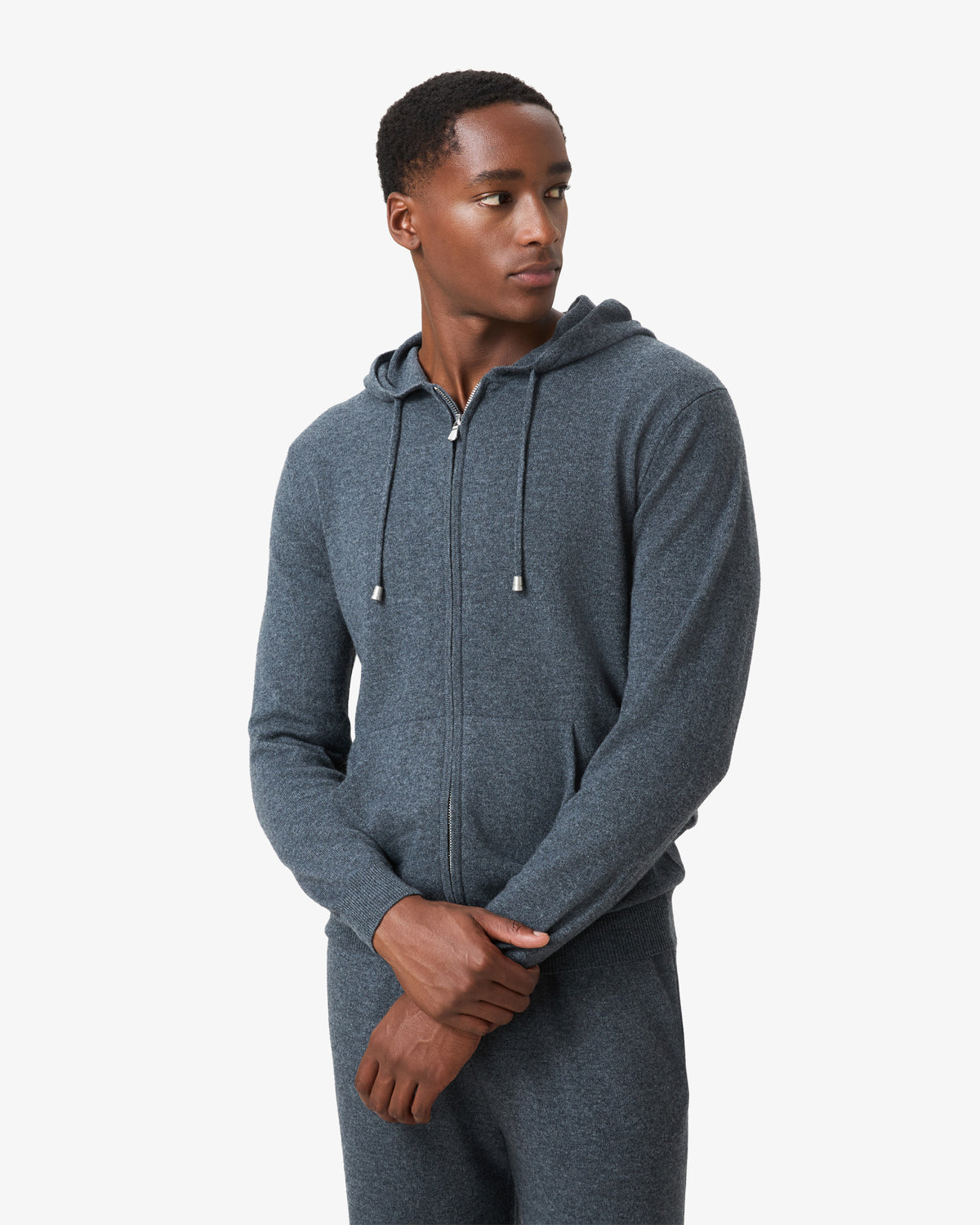 Wool Hoodie - Rutherium