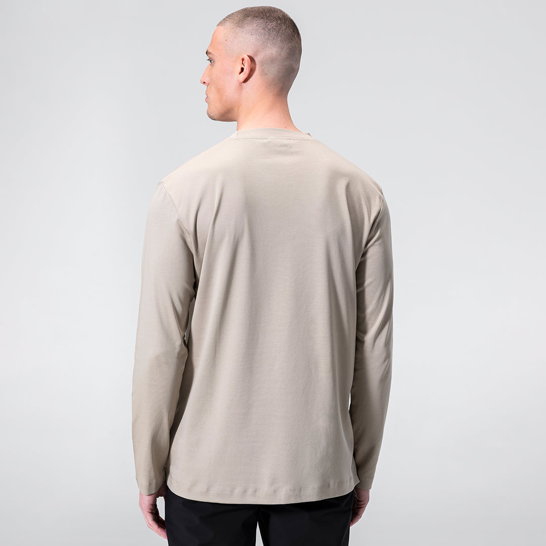Mercerized Longsleeve - Taupe