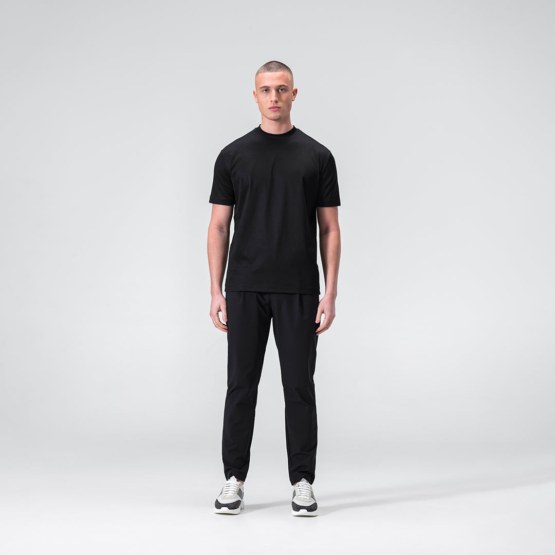 Double Mercerized Supima Tee - Black