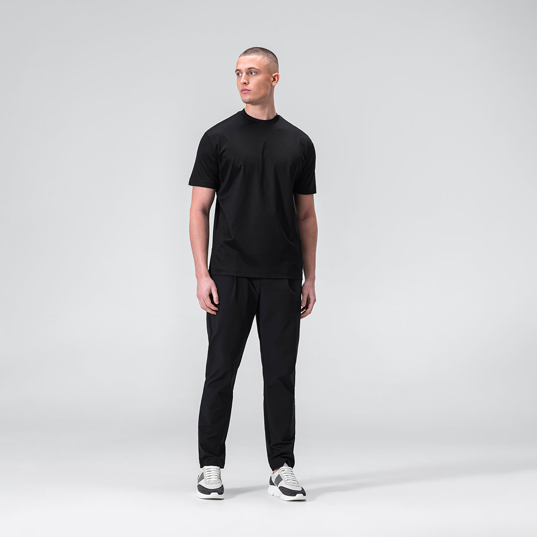 Double Mercerized Supima Tee - Black