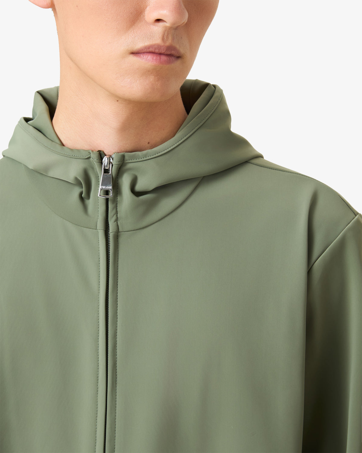 Hooded Tracksuit Vest Deep Olive
