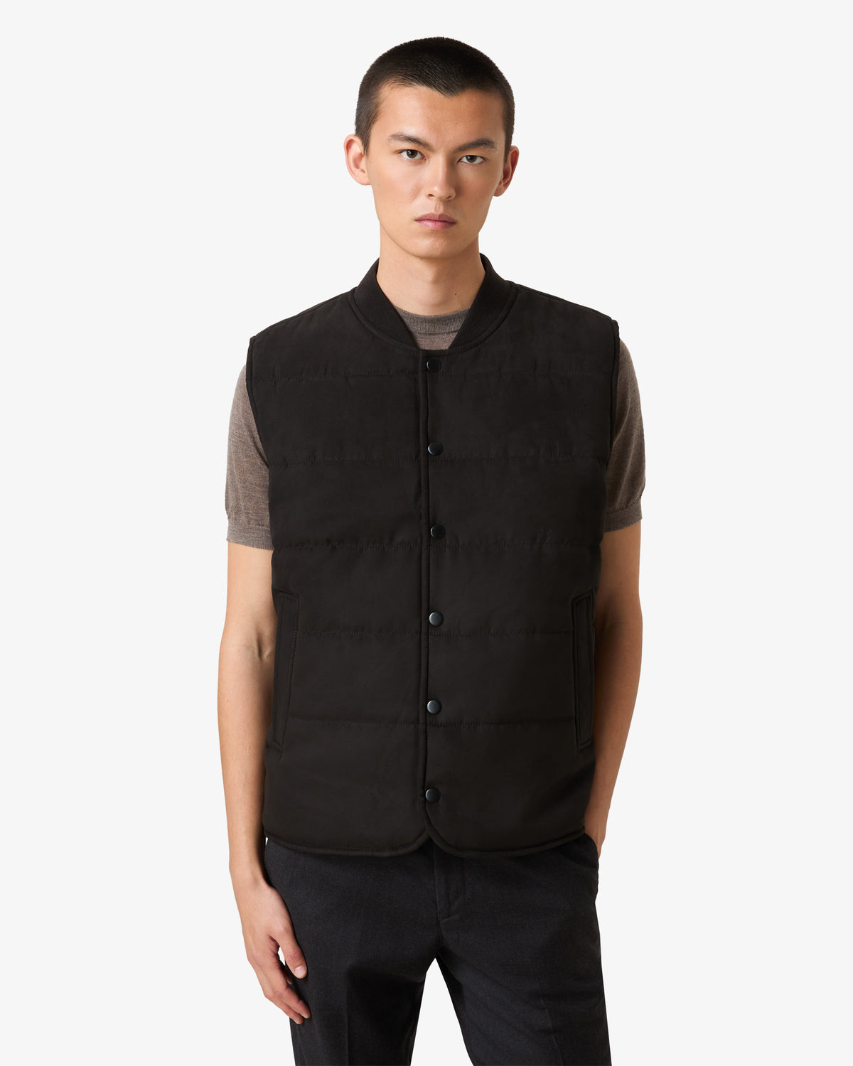 Suède Bodywarmer Black
