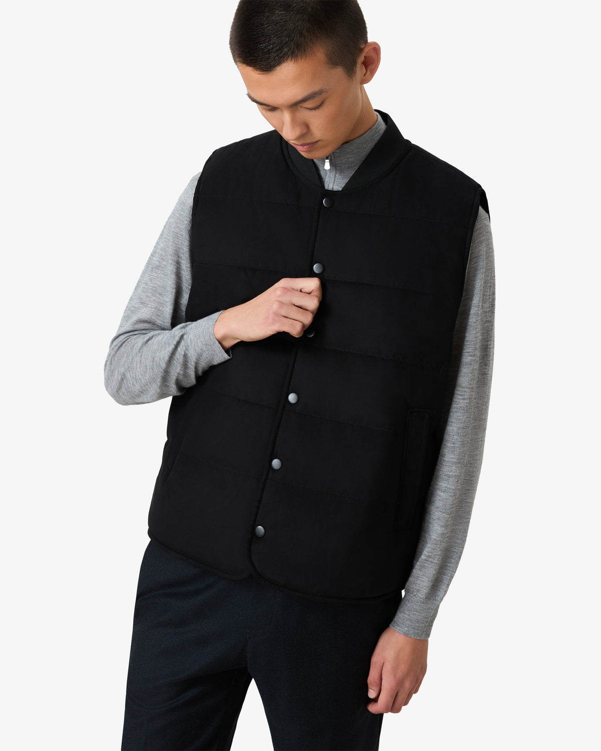 Suède Bodywarmer Black