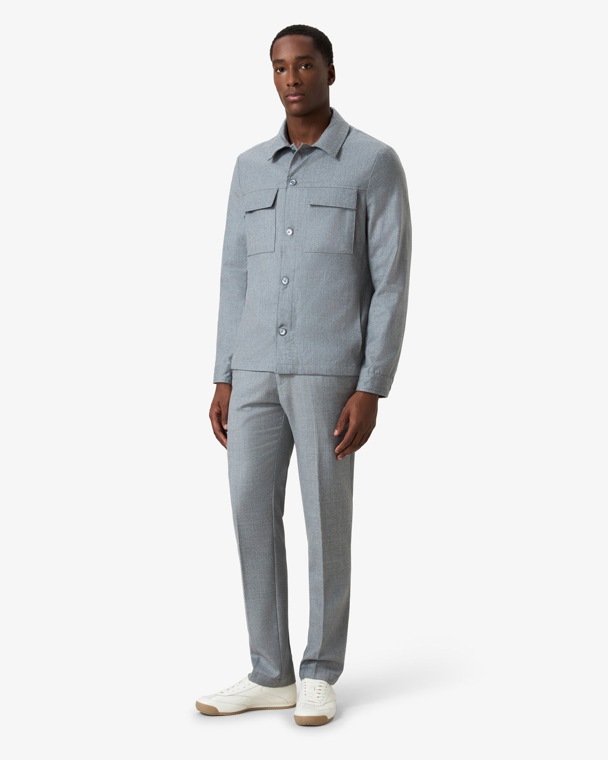 Wool Overshirt - Grey