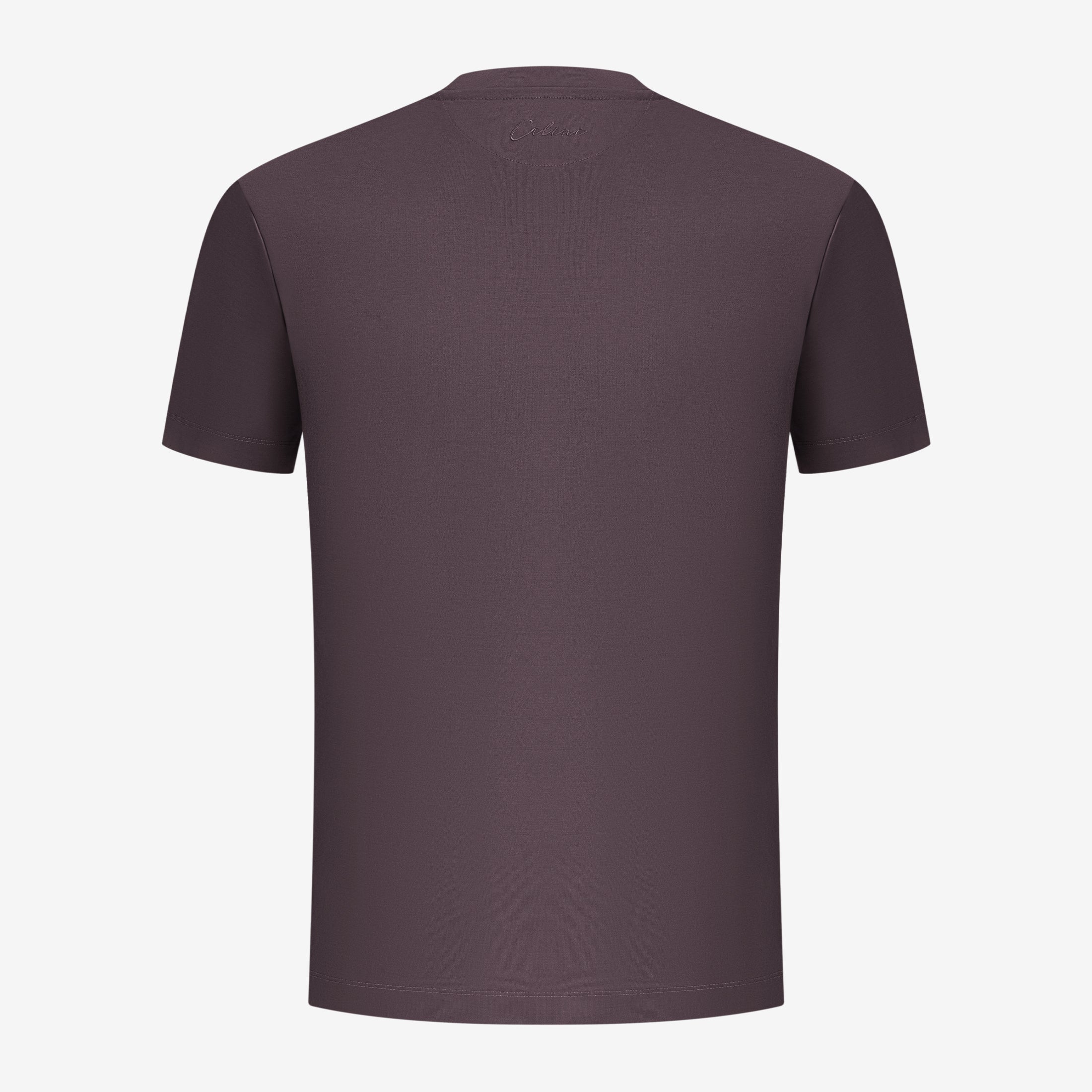 Double Mercerized T-shirt - Red Brown