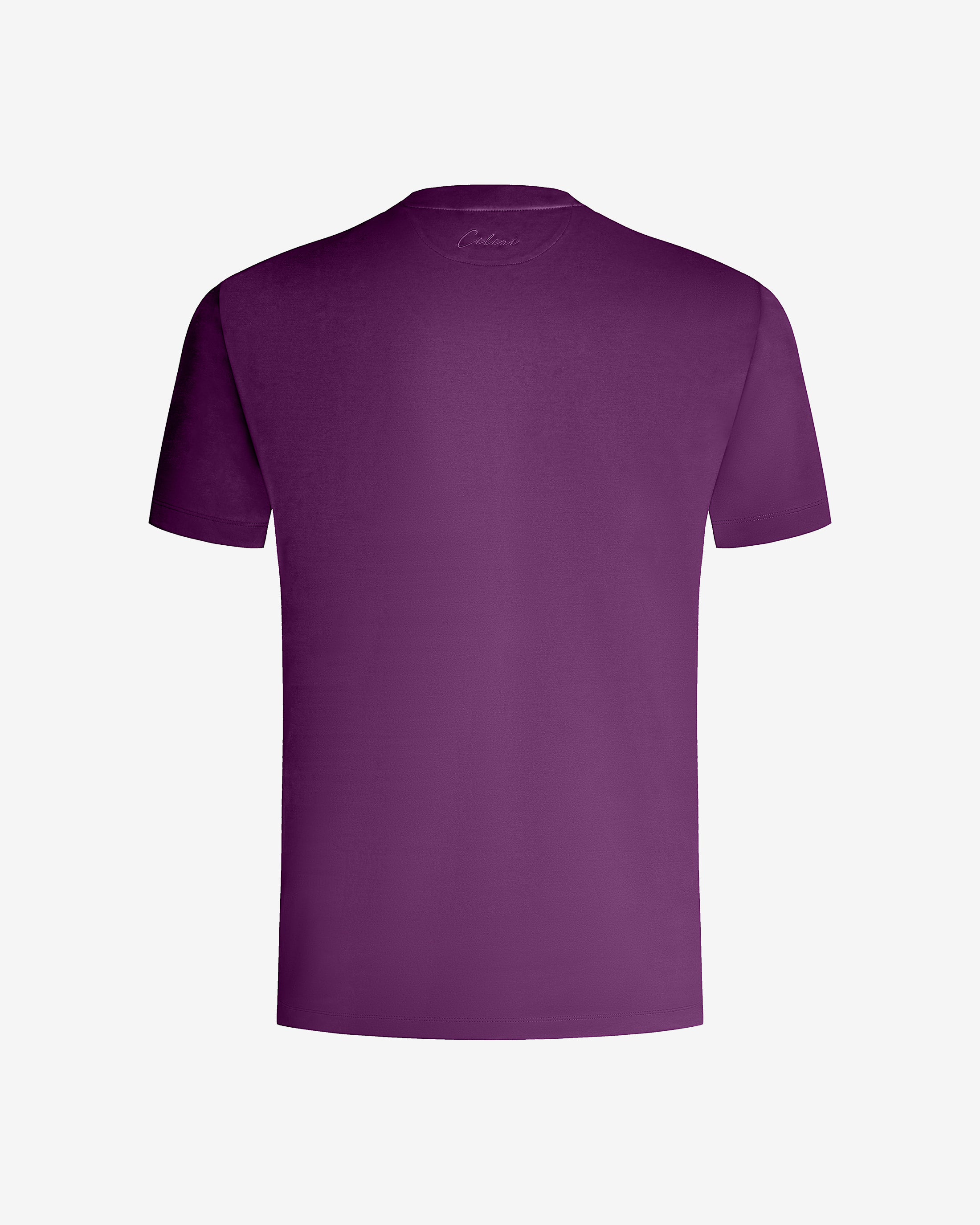 DOUBLE MERCERIZED T-SHIRT - Aubergine Tee