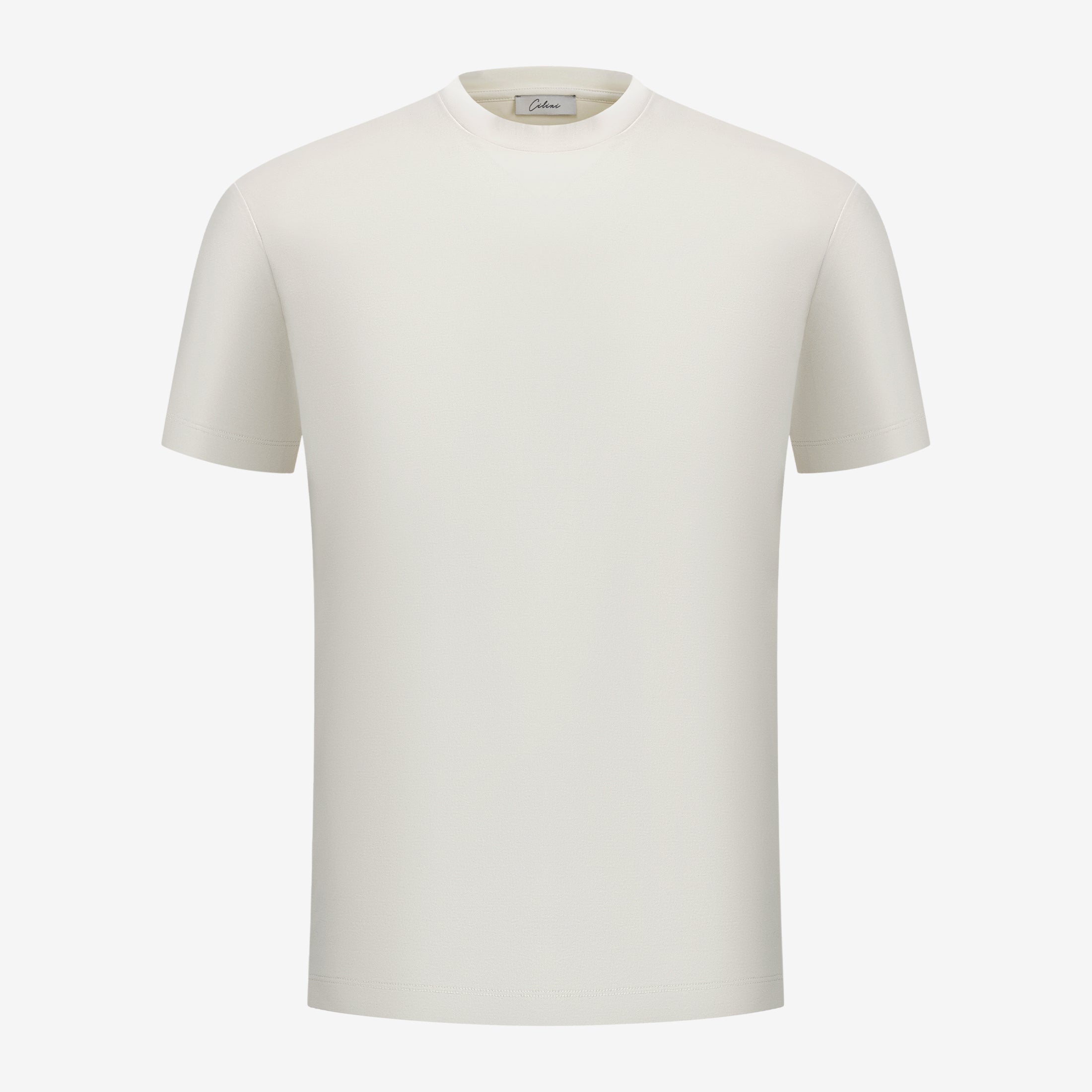 Double Mercerized T-shirt - Pearl White