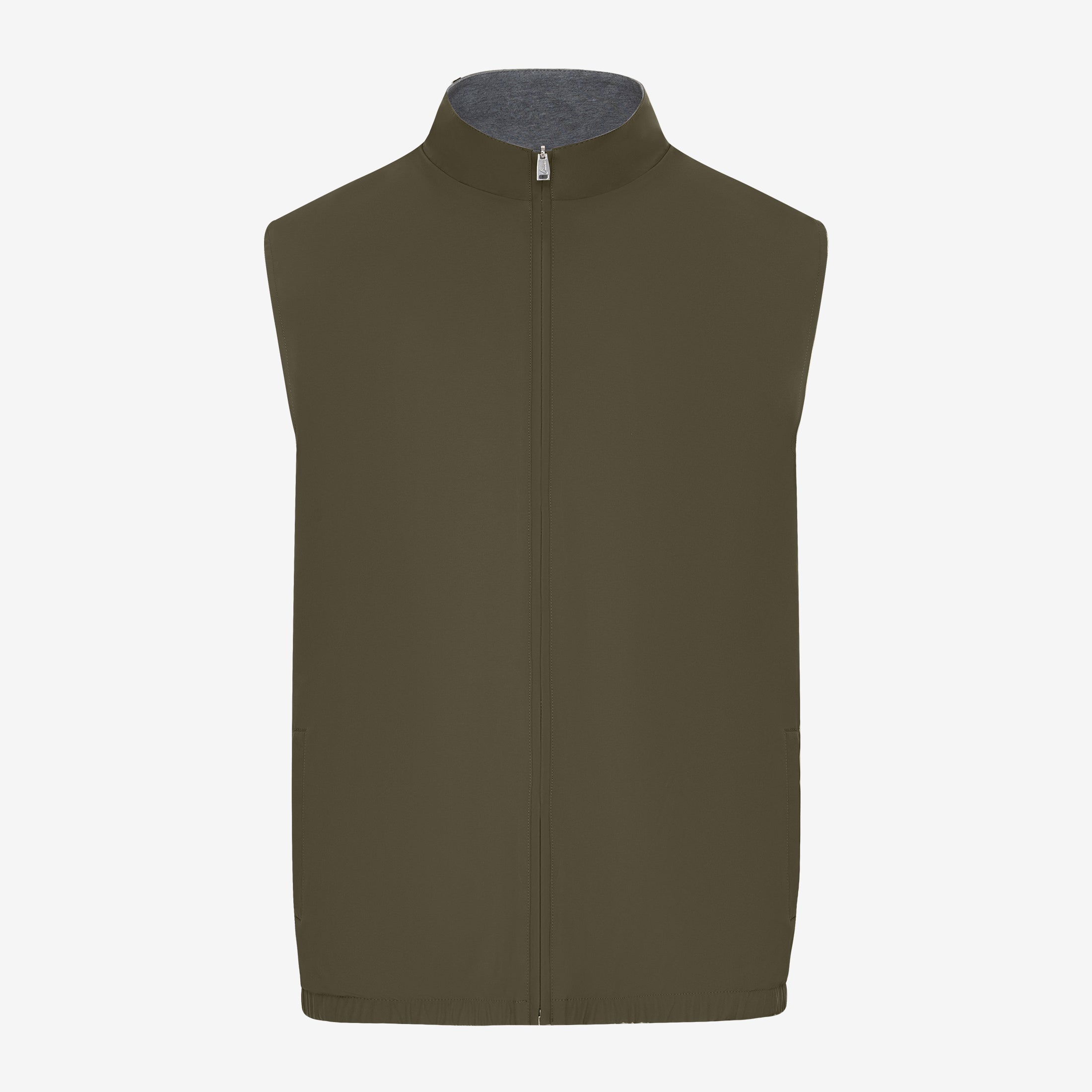 Bodywarmer Reversible - Green / Dark Grey