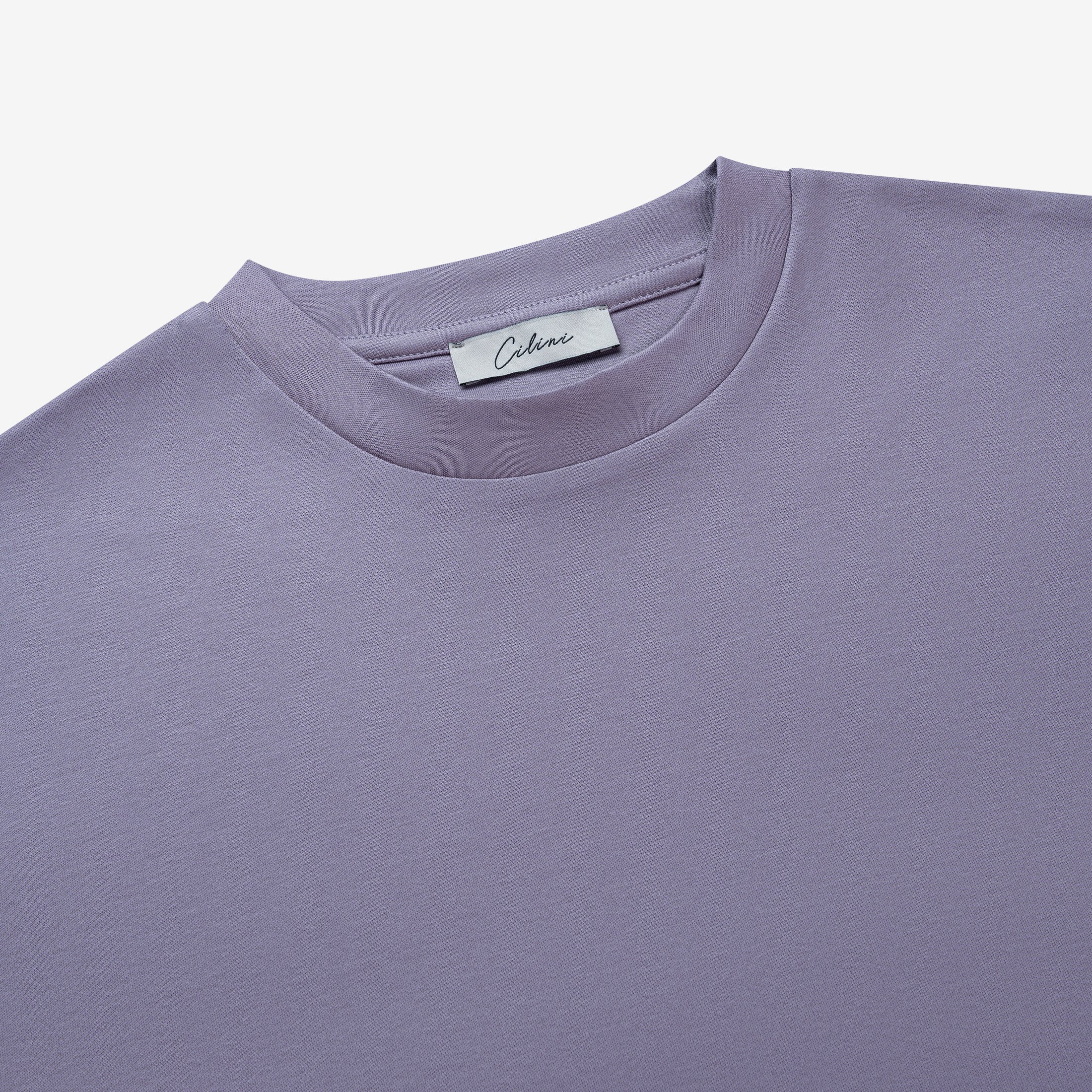 Double Mercerized T-shirt - Purple