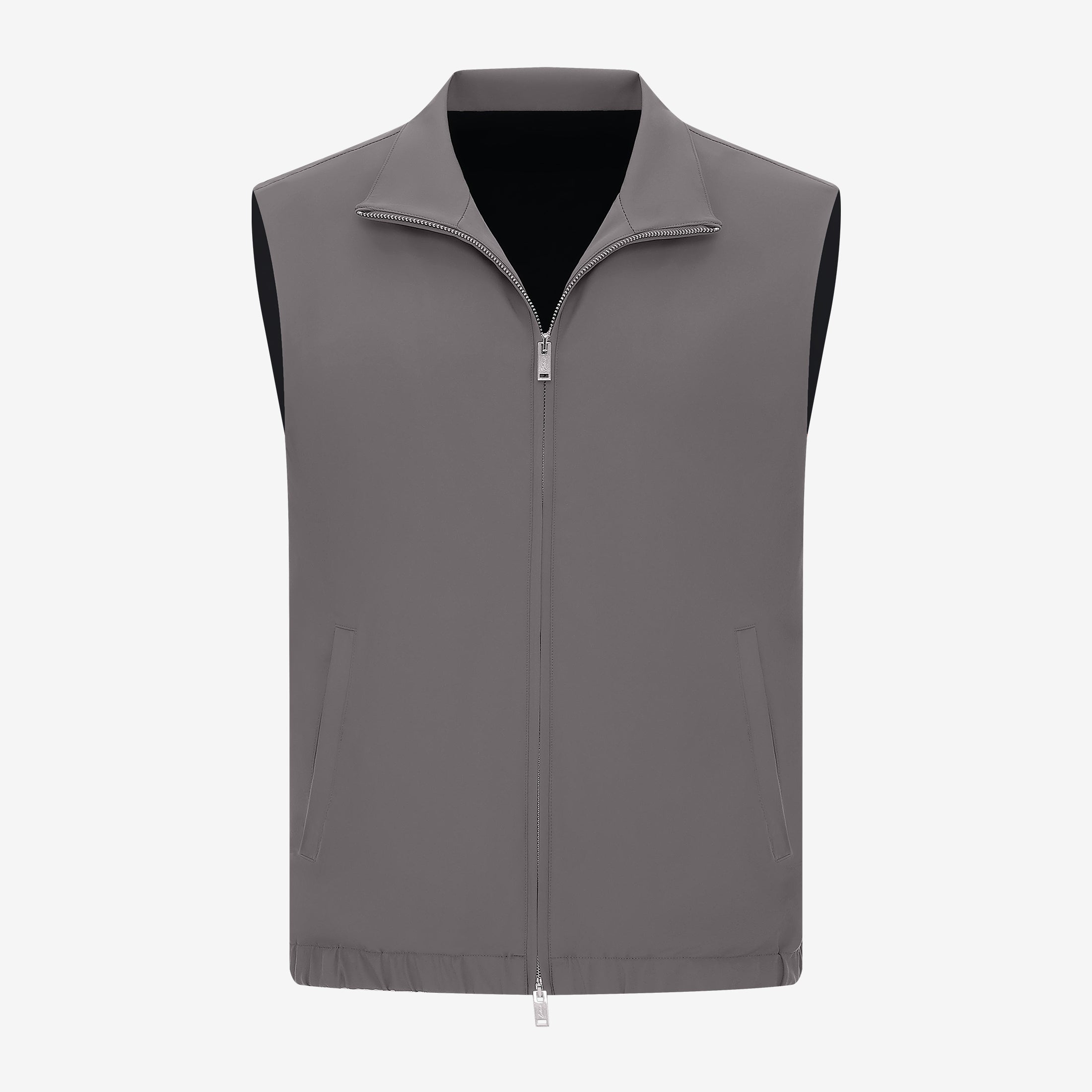 Brown Grey Gillet
