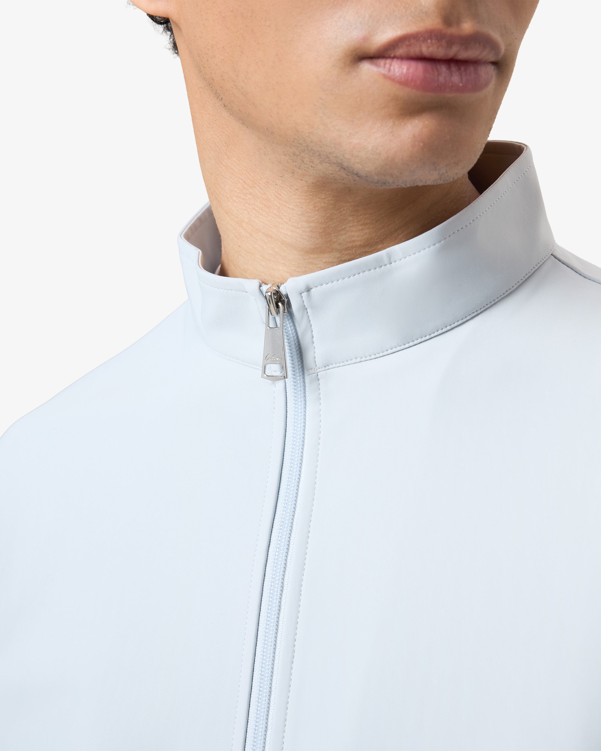 Collar Tracksuit Light Grey