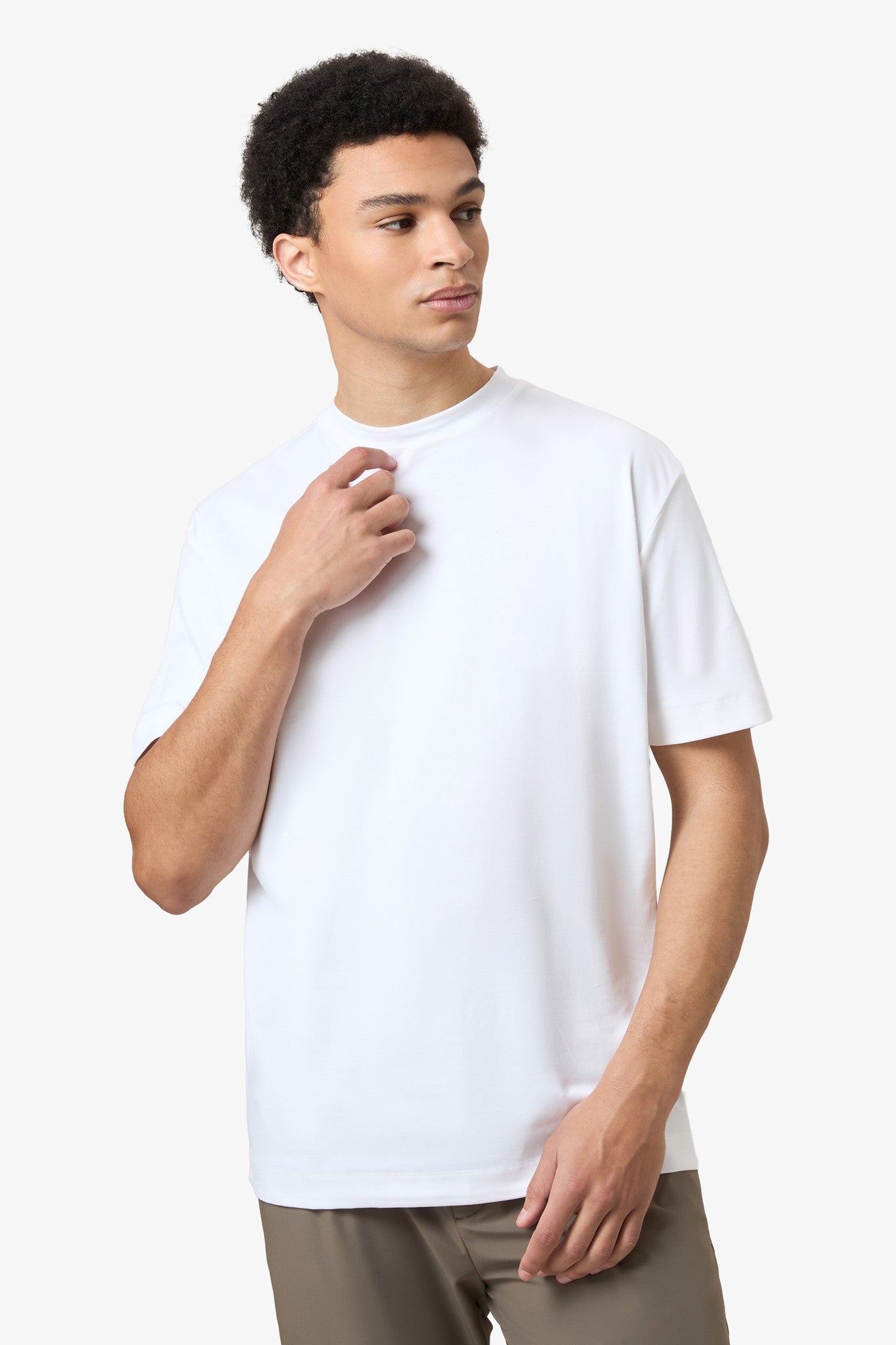 Mercerized Supima T-shirt - White