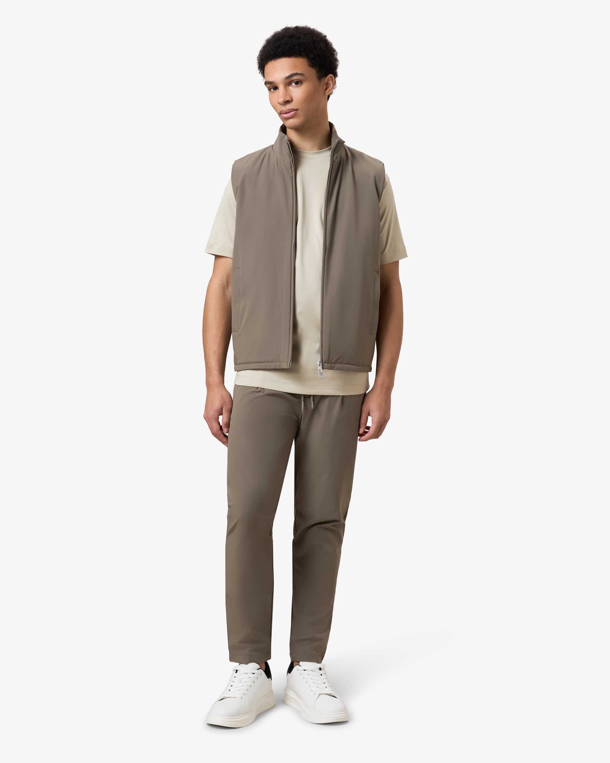 Padded Bodywarmer Taupe