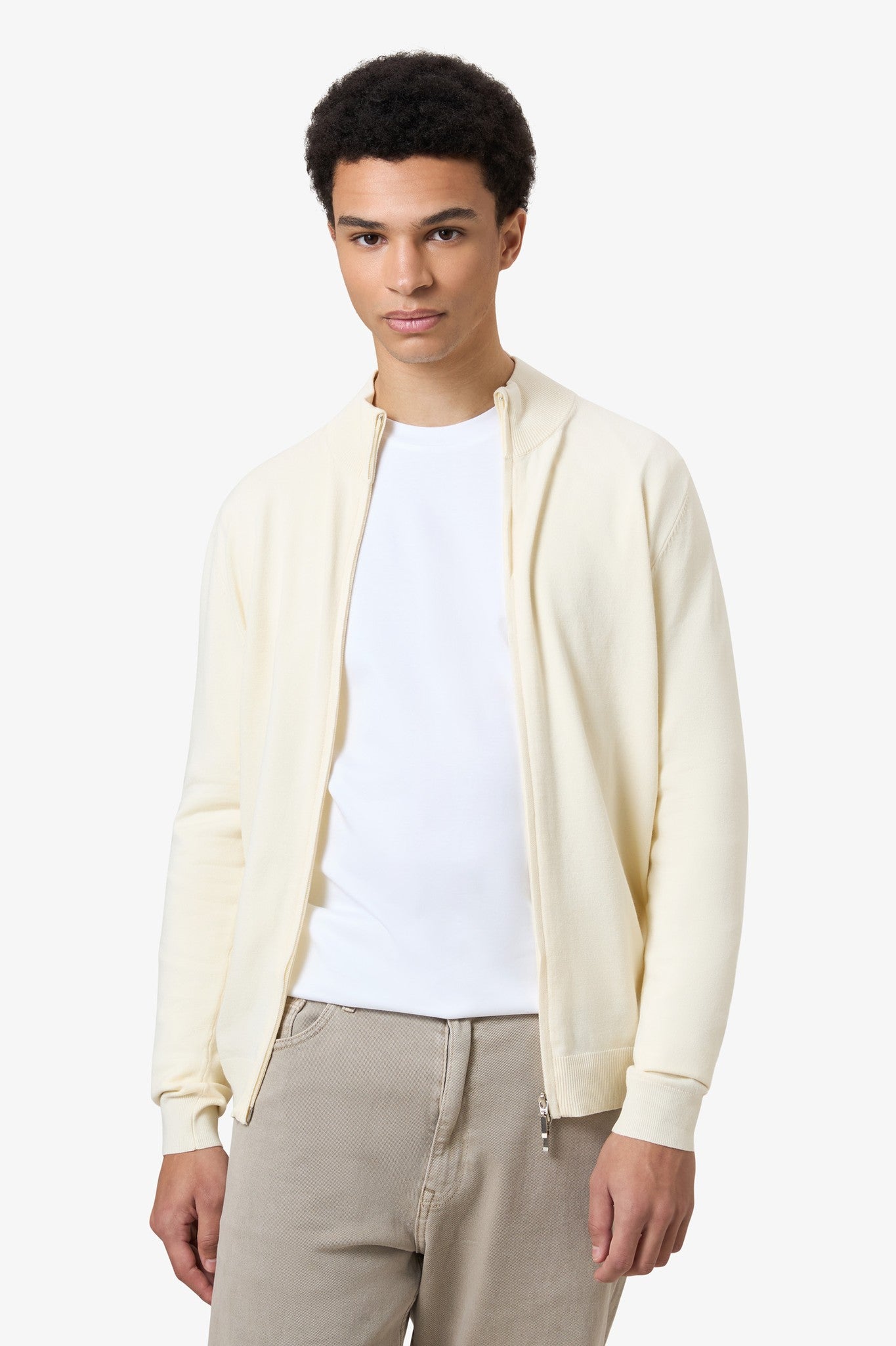 Zip Vest - White