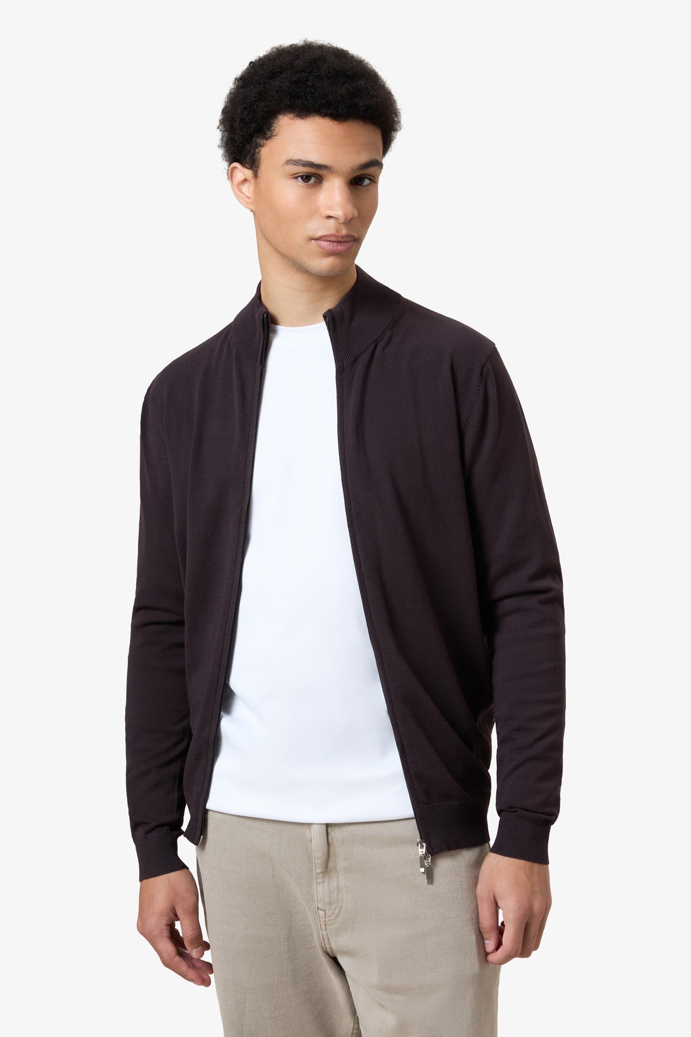 Zip Vest - Taupe