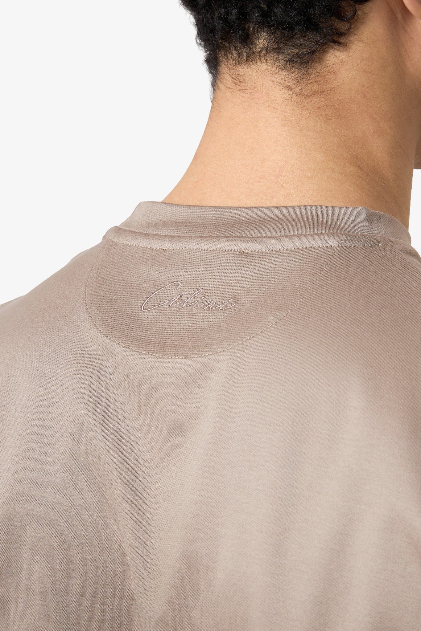 Mercerized Supima T-shirt - Taupe