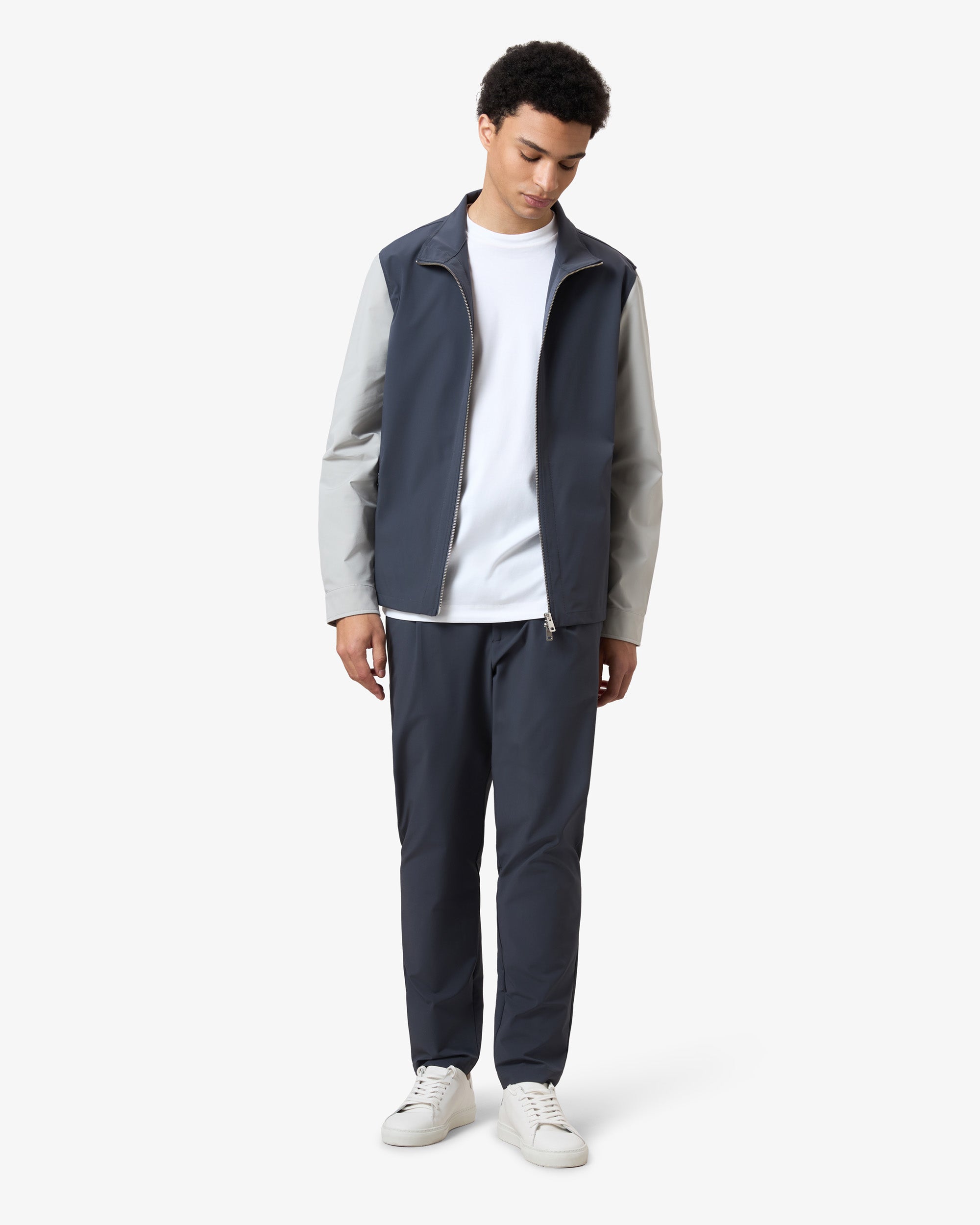 Color Jacket Slate Blue / Stone grey