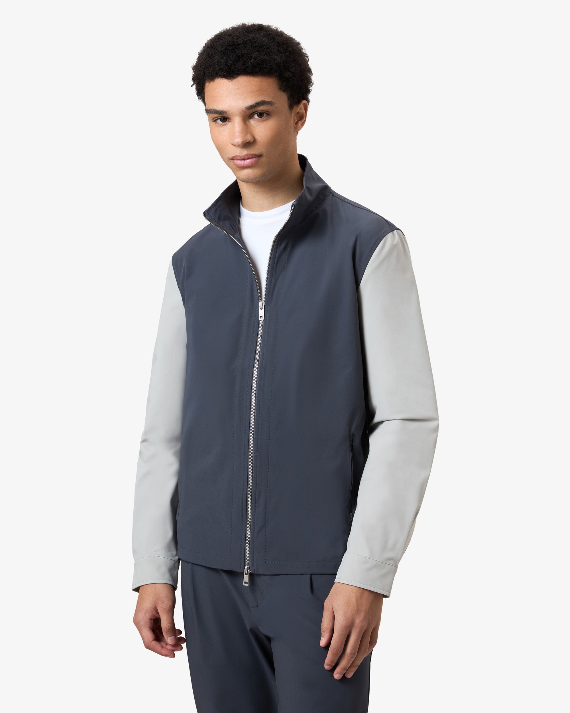 Color Jacket Slate Blue / Stone grey