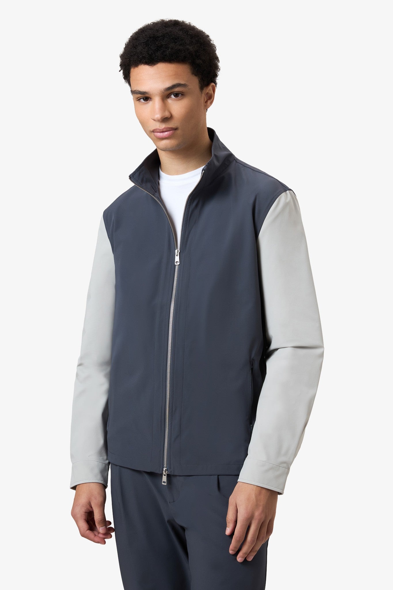 Color Jacket Slate Blue / Stone gray