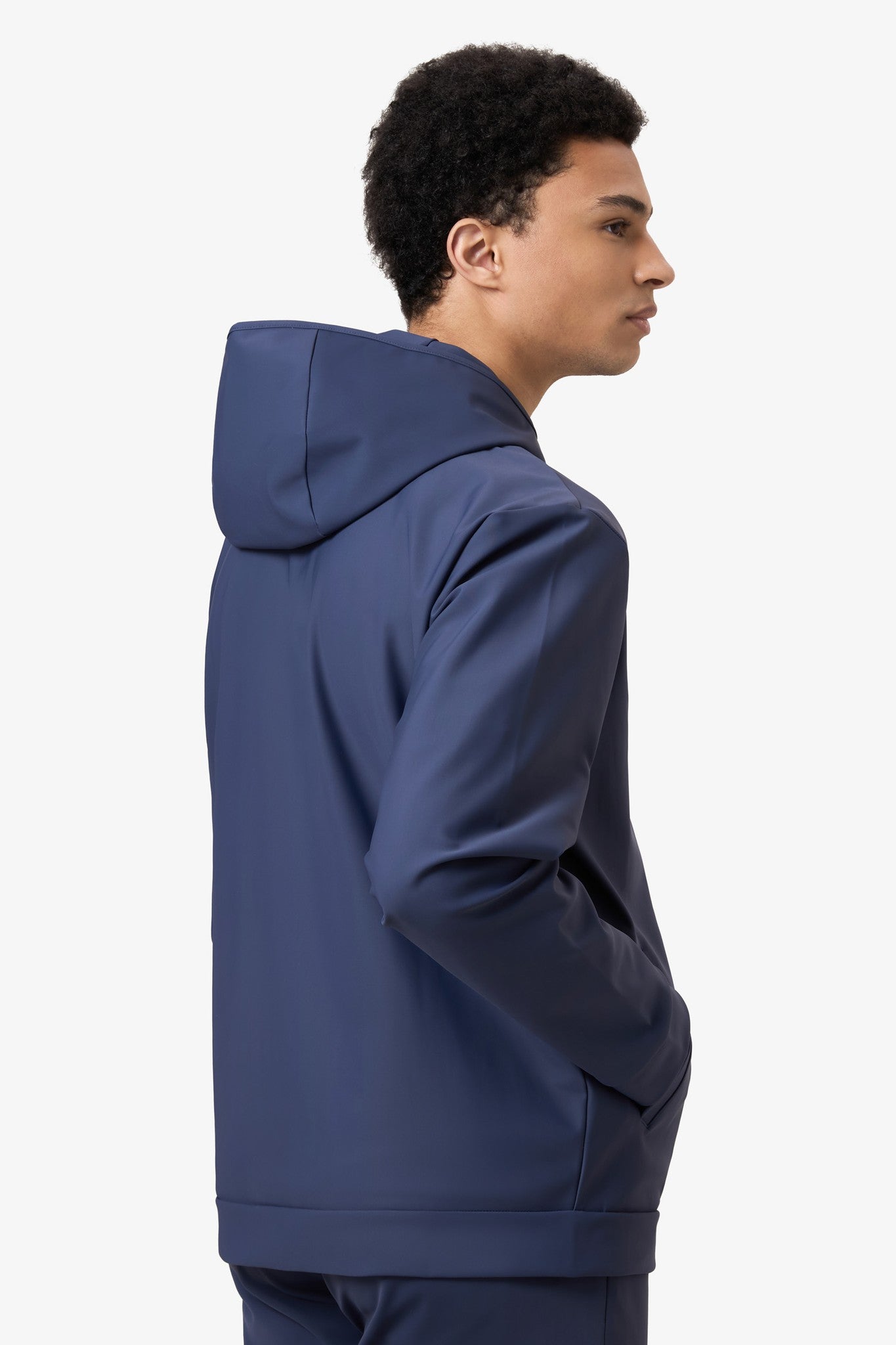Hooded Tracksuit Vest Navy