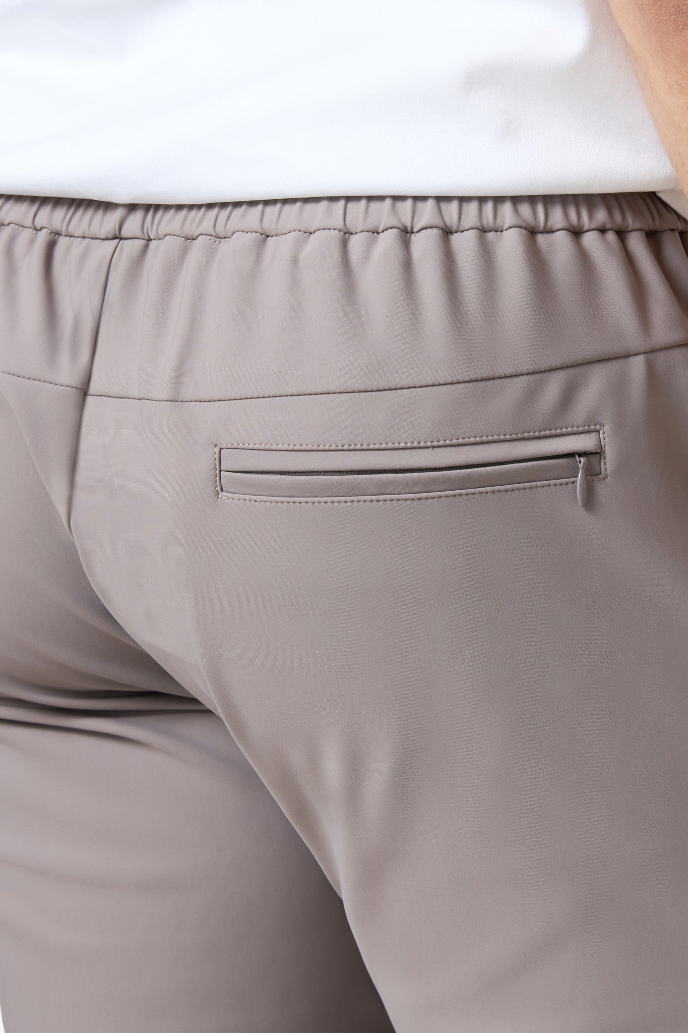 Hooded Tracksuit Pants Taupe