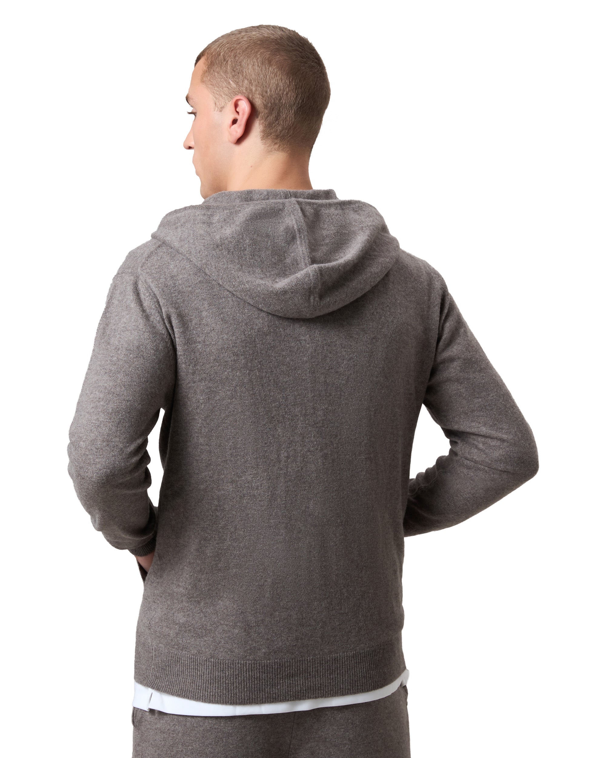 Cashmere tracksuit vest - vapor