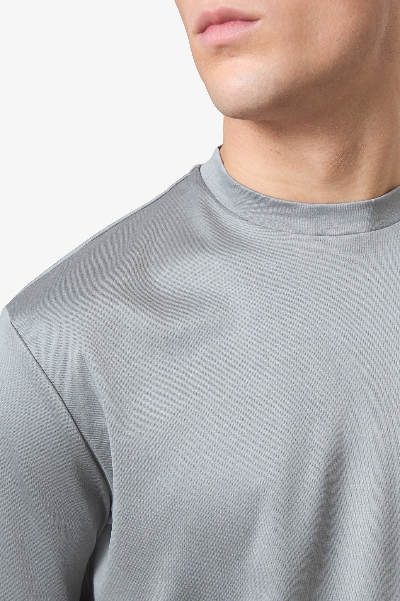 Double Mercerized T-shirt - Light Grey