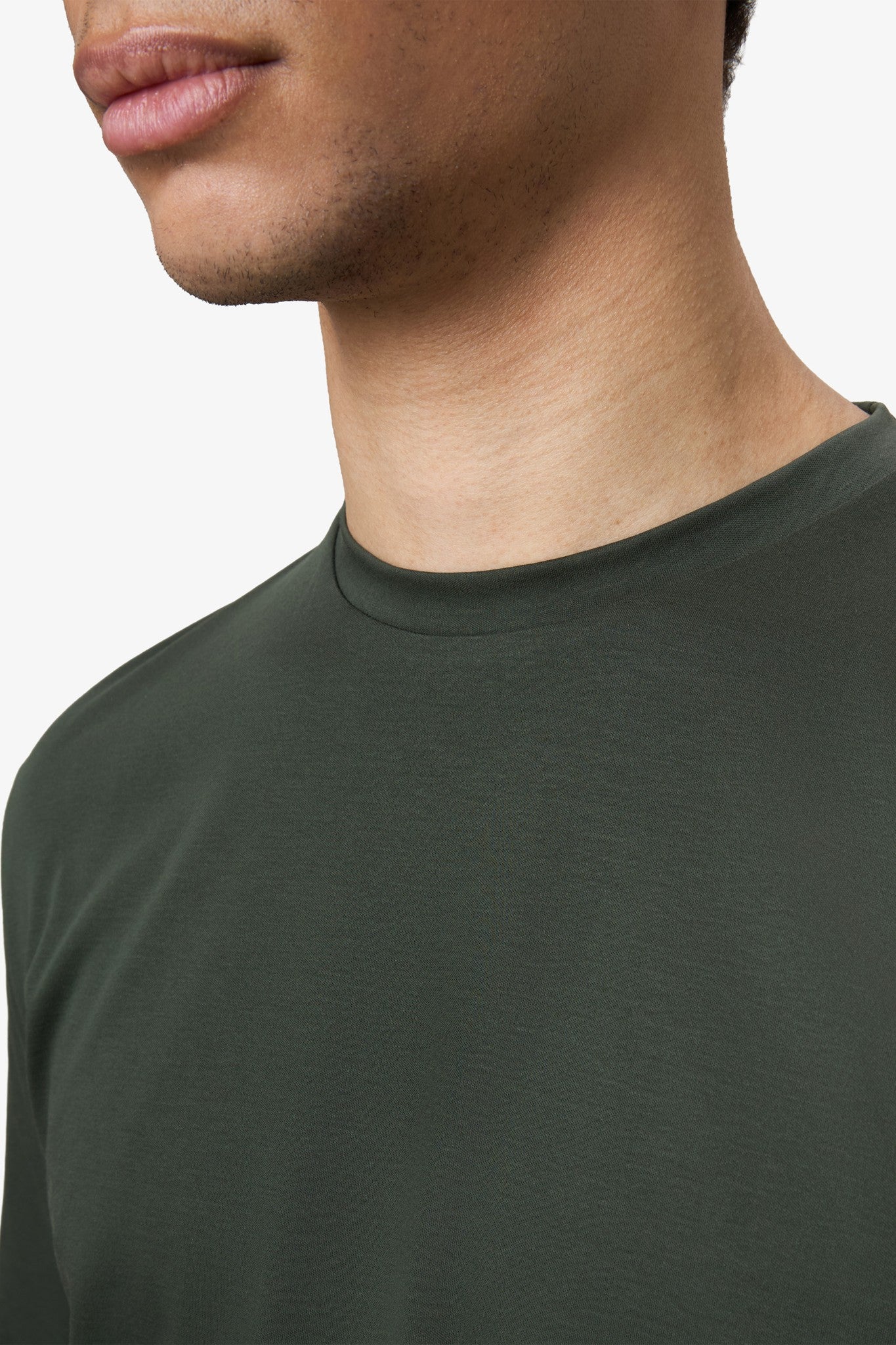 Mercerized Longsleeve - Dark Green
