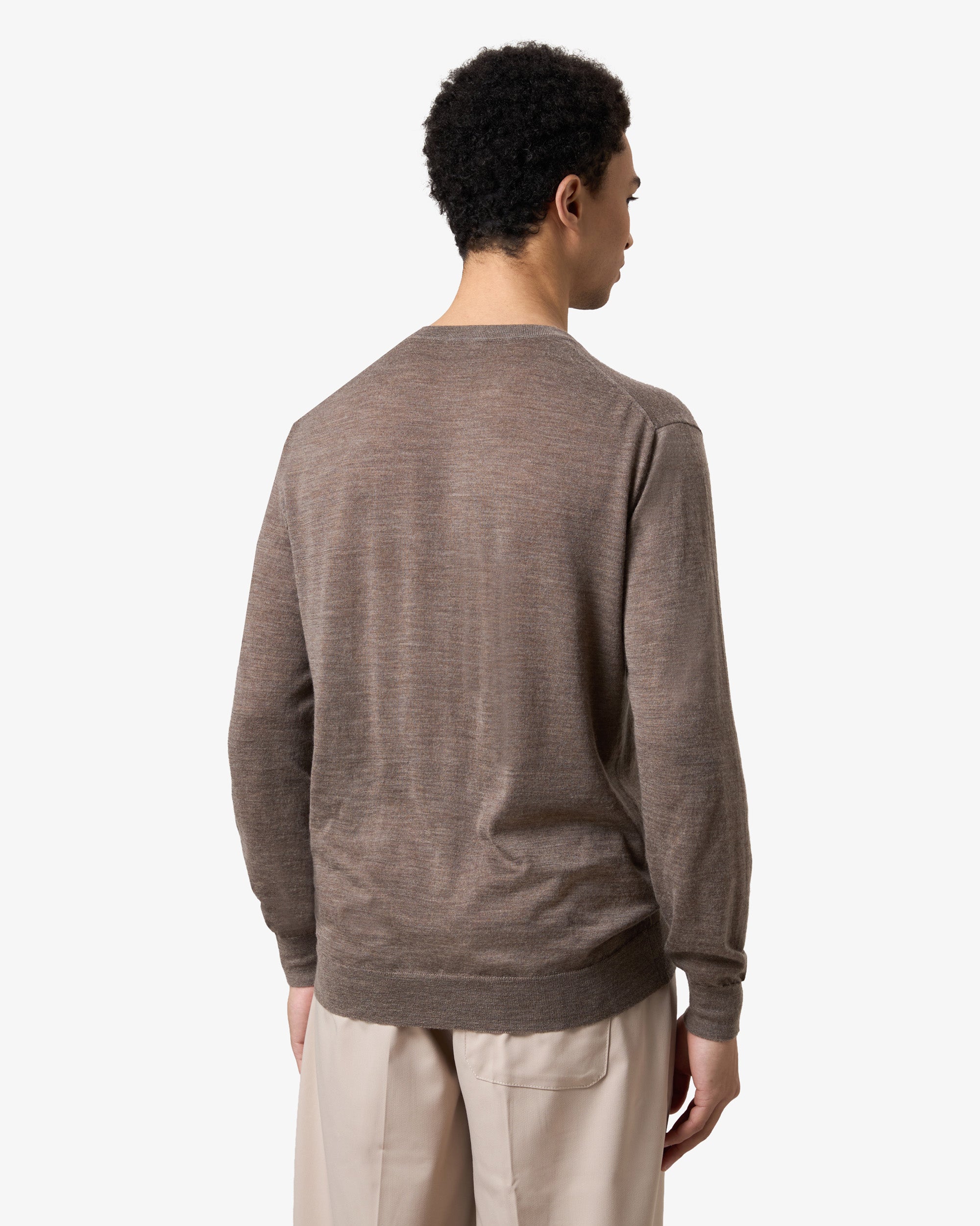Cashmere longsleeve - soil