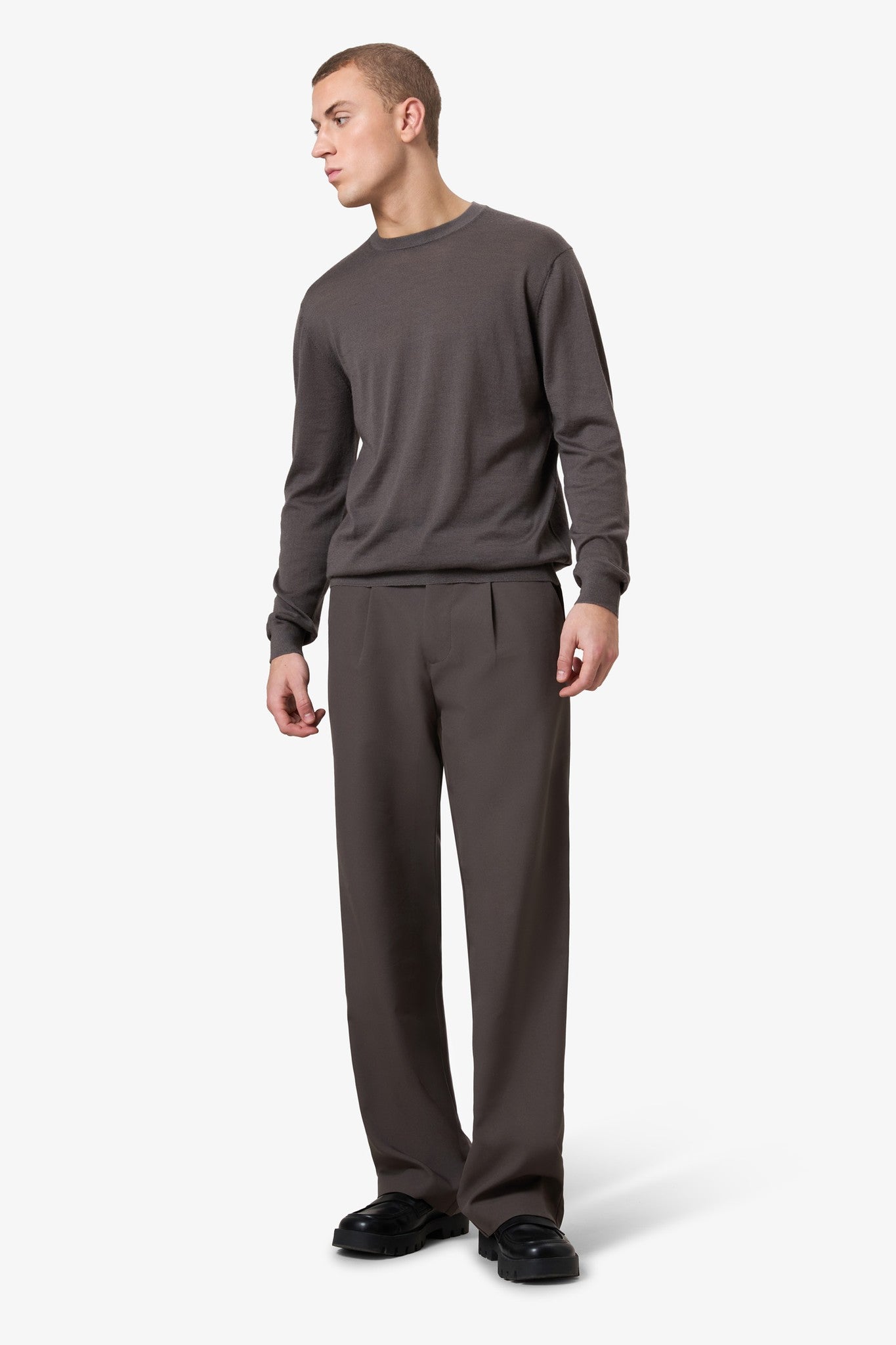 Cashmere Longsleeve - Wood Carving
