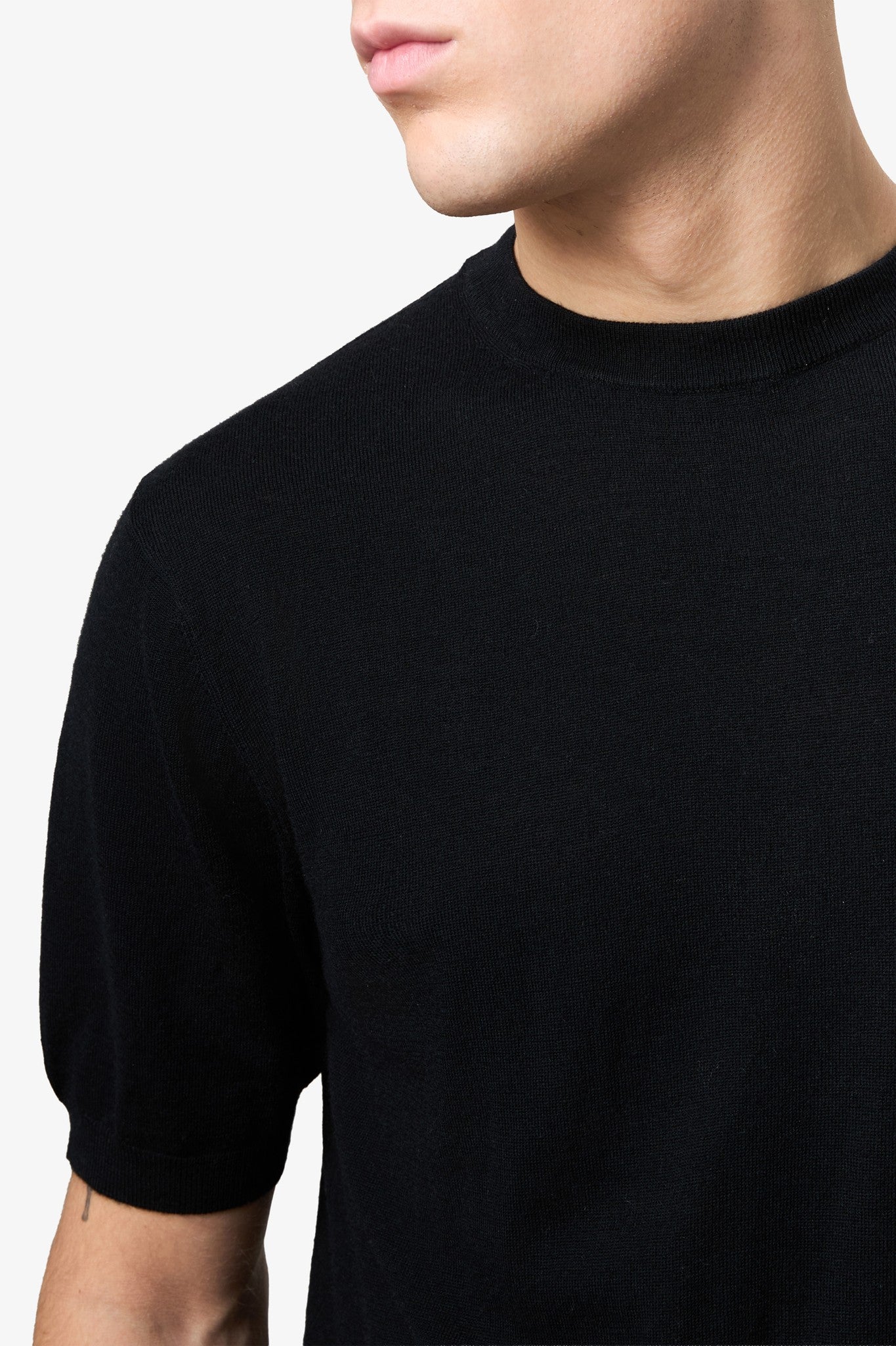 Cashmere shortsleeve - Night Sky
