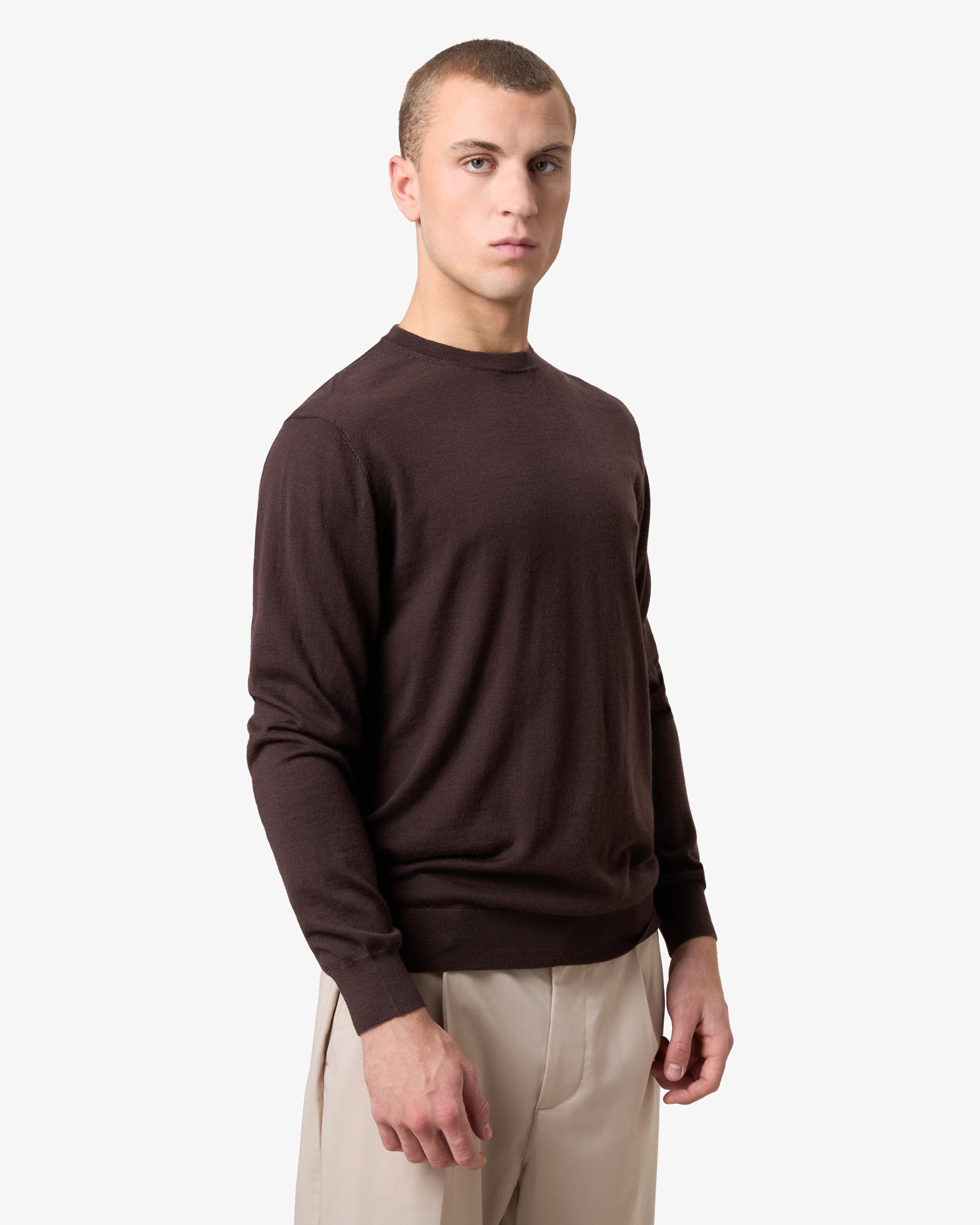 Cashmere longsleeve - cappuccino