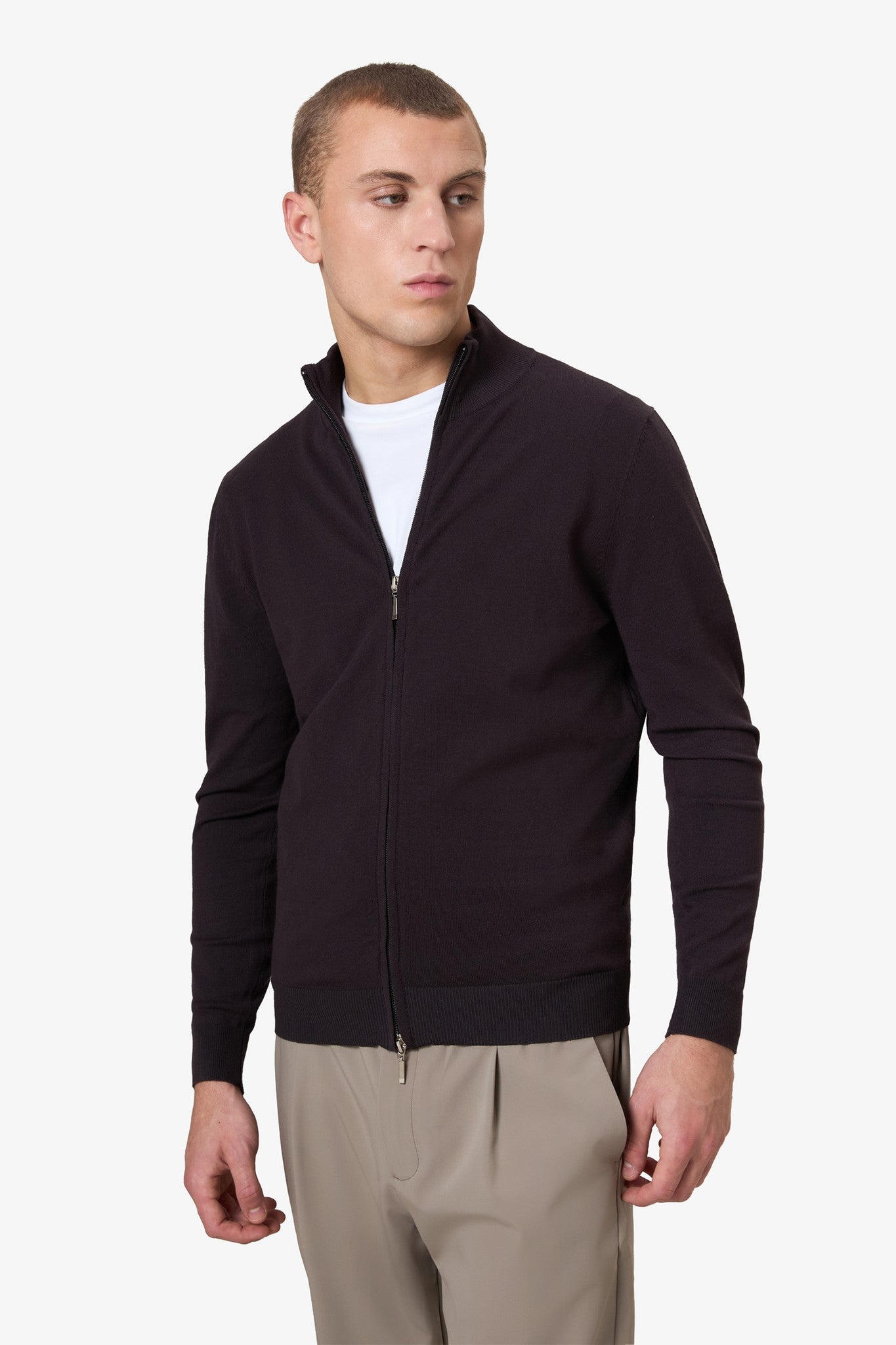 Zip Vest - Taupe