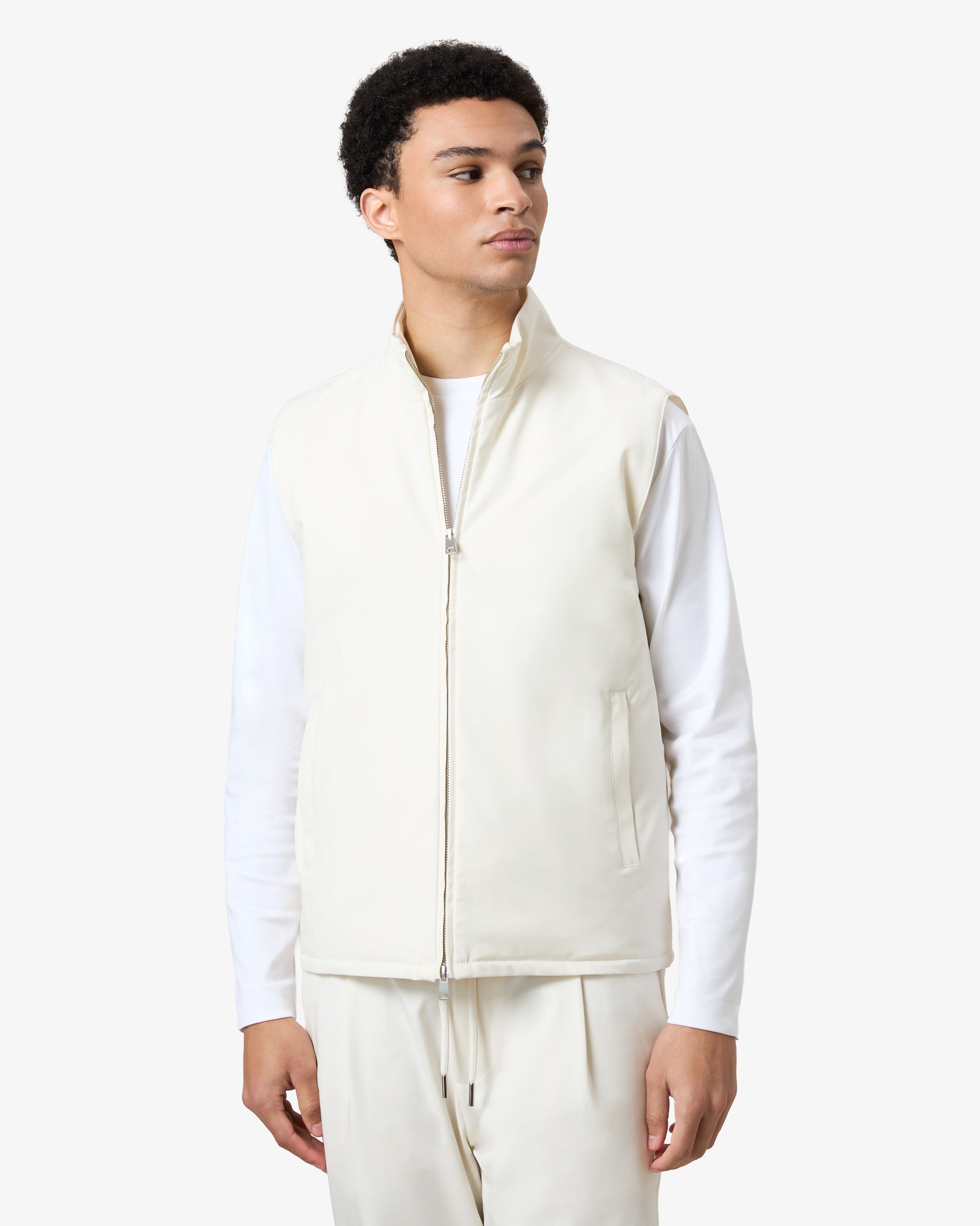 Padded Bodywarmer Cream