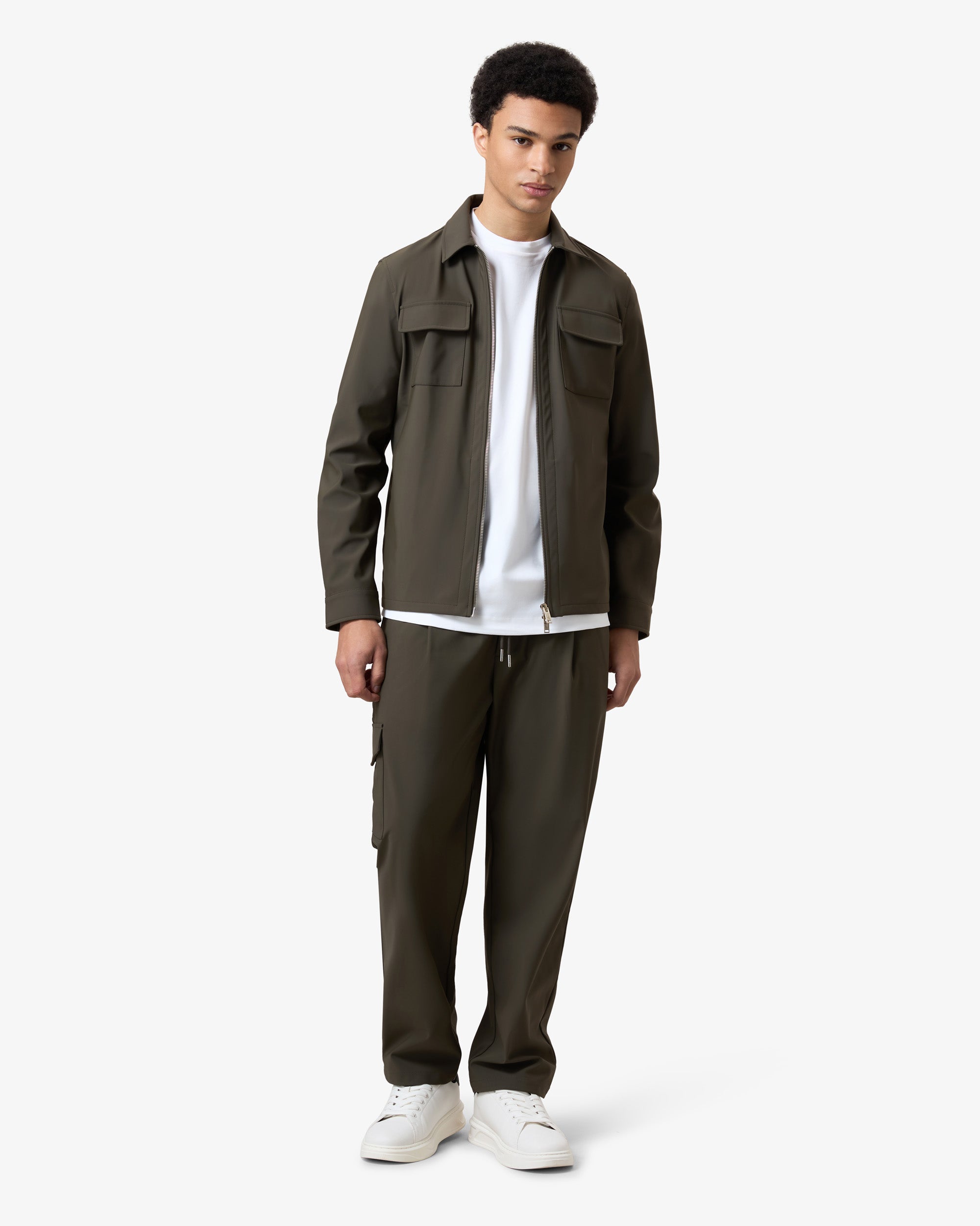 Duno Overshirt Jacket - Dark Green