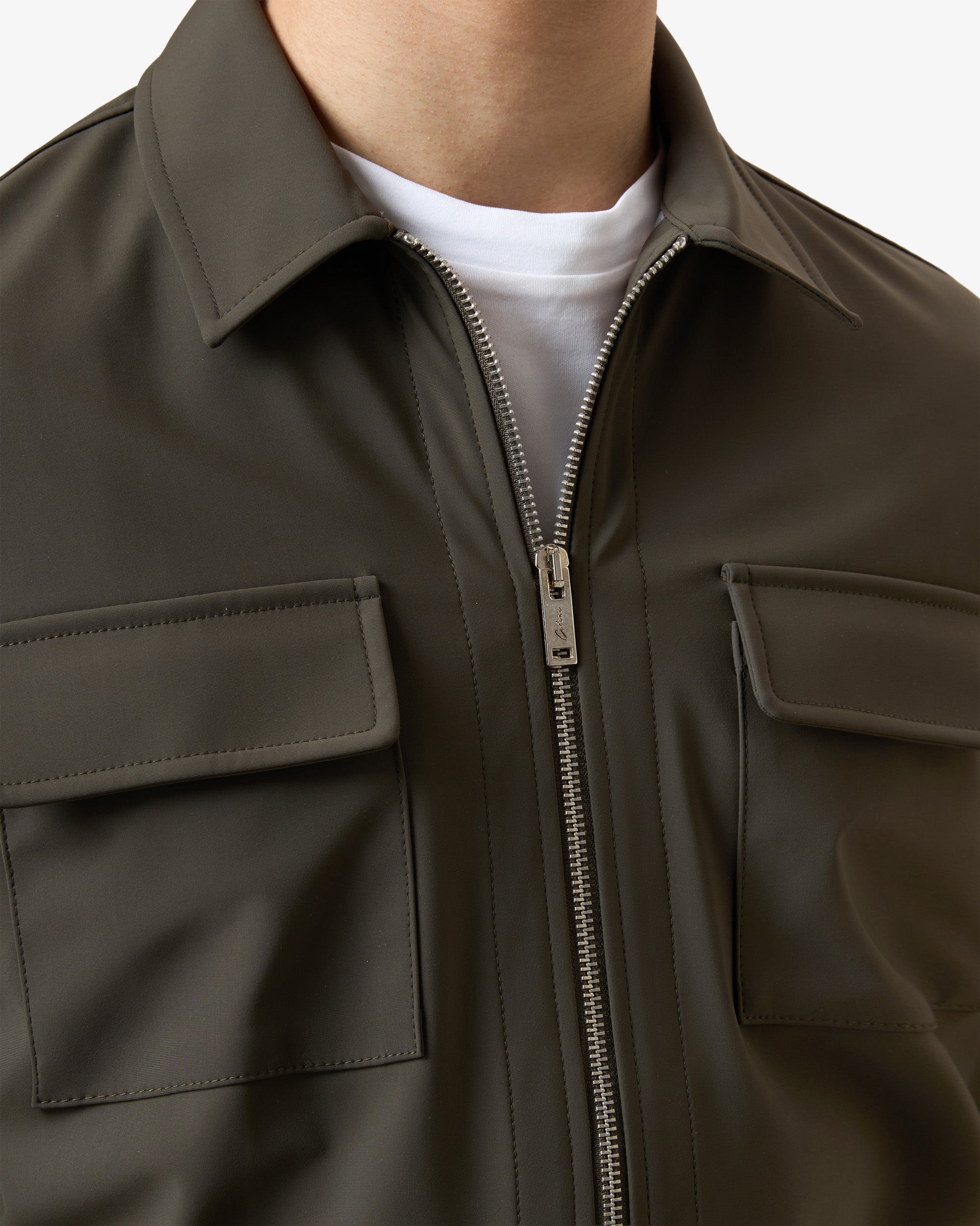 Duno Overshirt Jacket - Dark Green