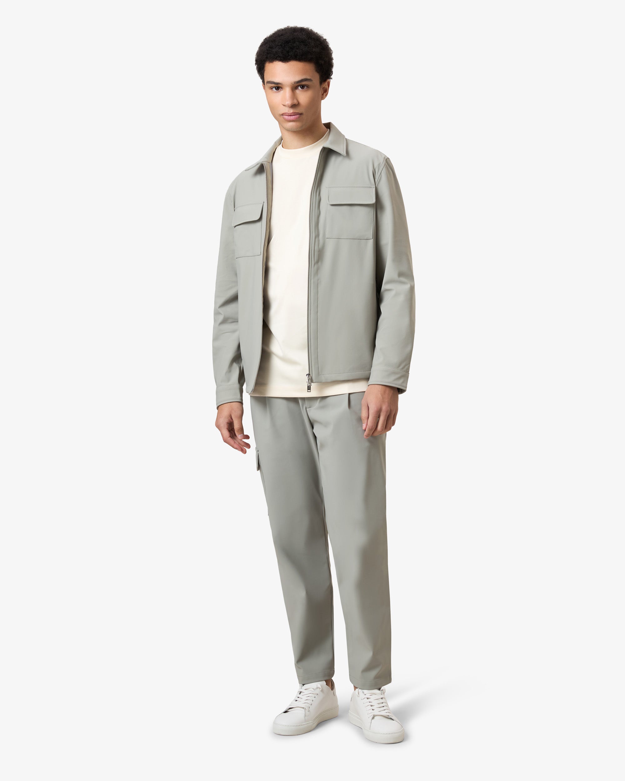 Duno Overshirt Jacket - Sage Green