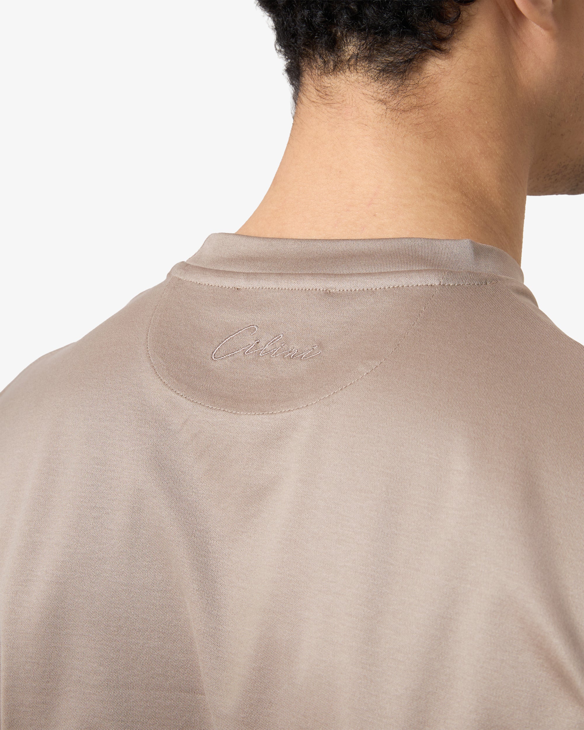 Mercerized Supima T-shirt - Taupe
