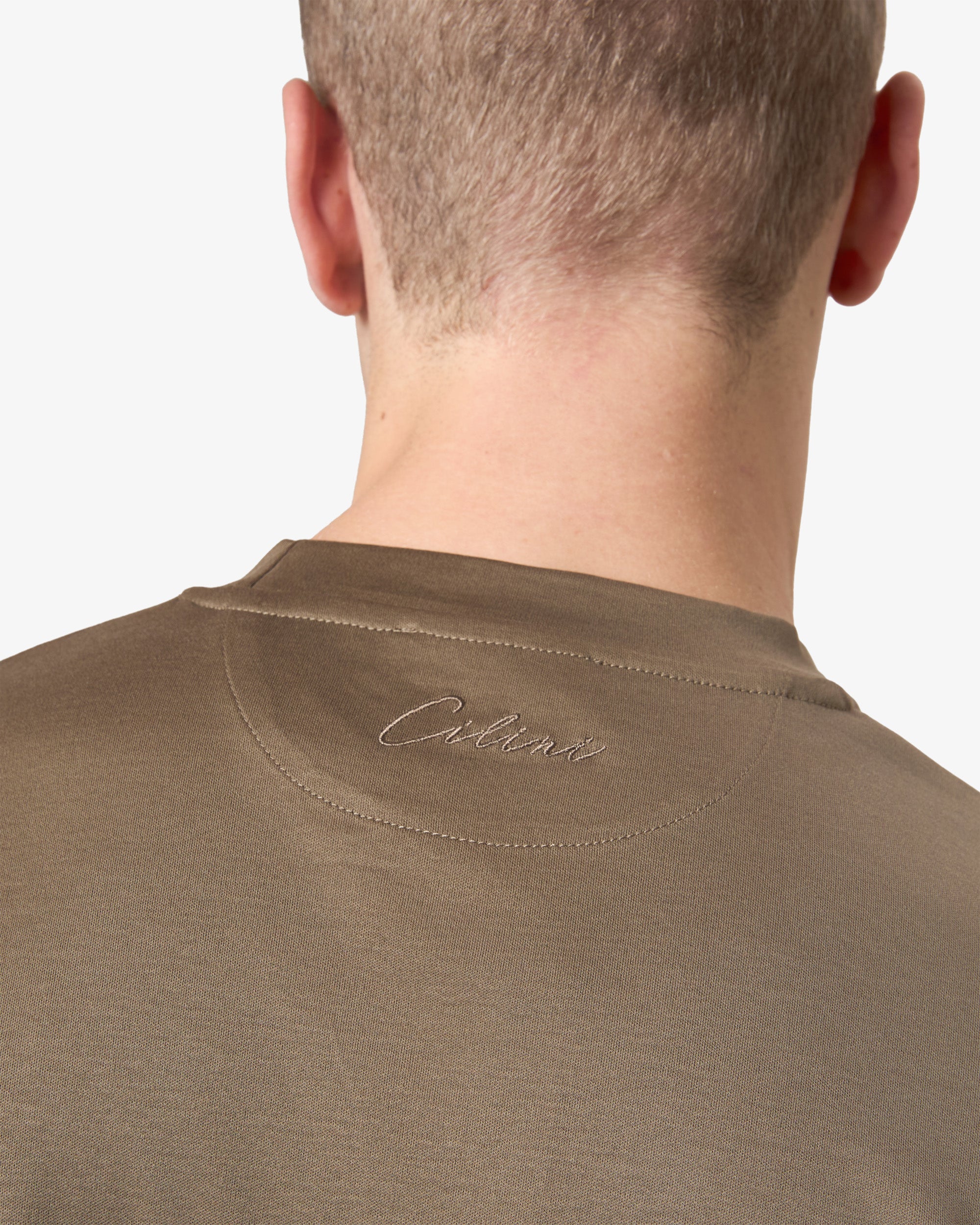 Double Mercerized T-shirt - Gold Brown