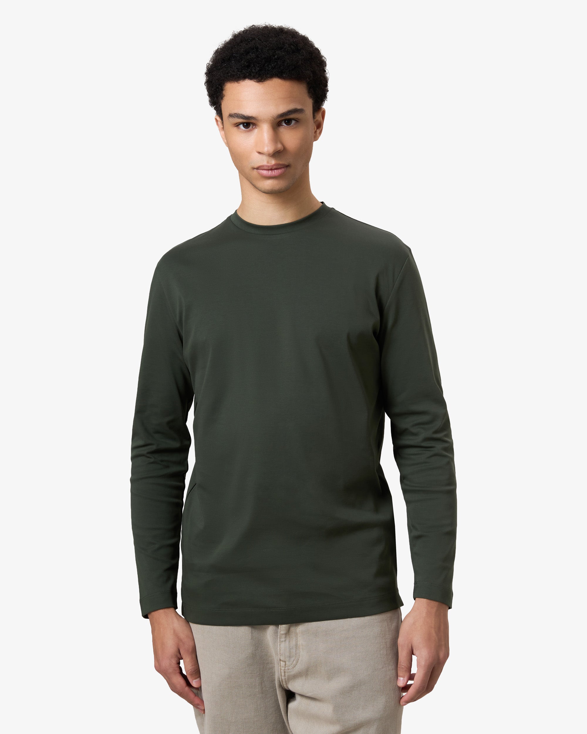 Mercerized Longsleeve - Dark Green