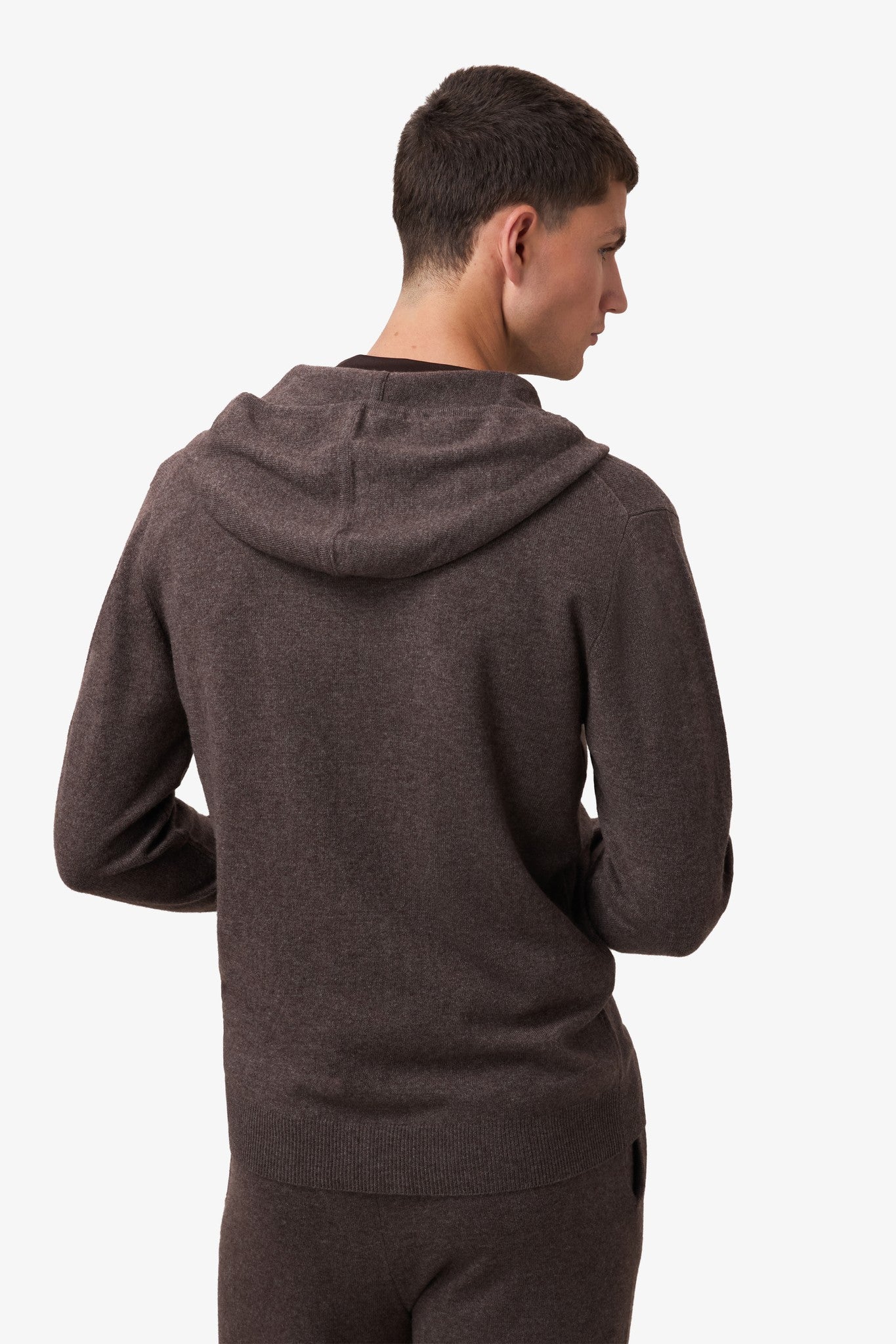 Wool Hoodie - Umber