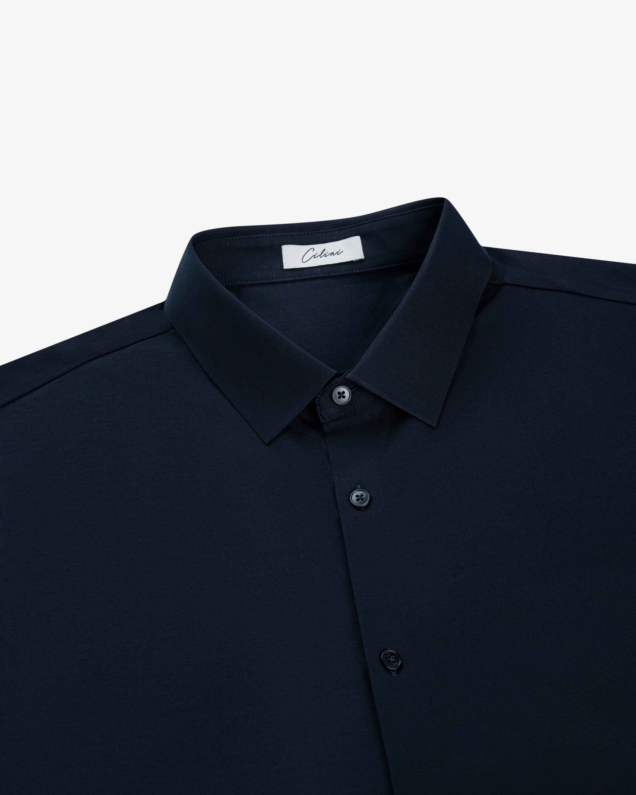 Stretch Shirt - Navy Blue