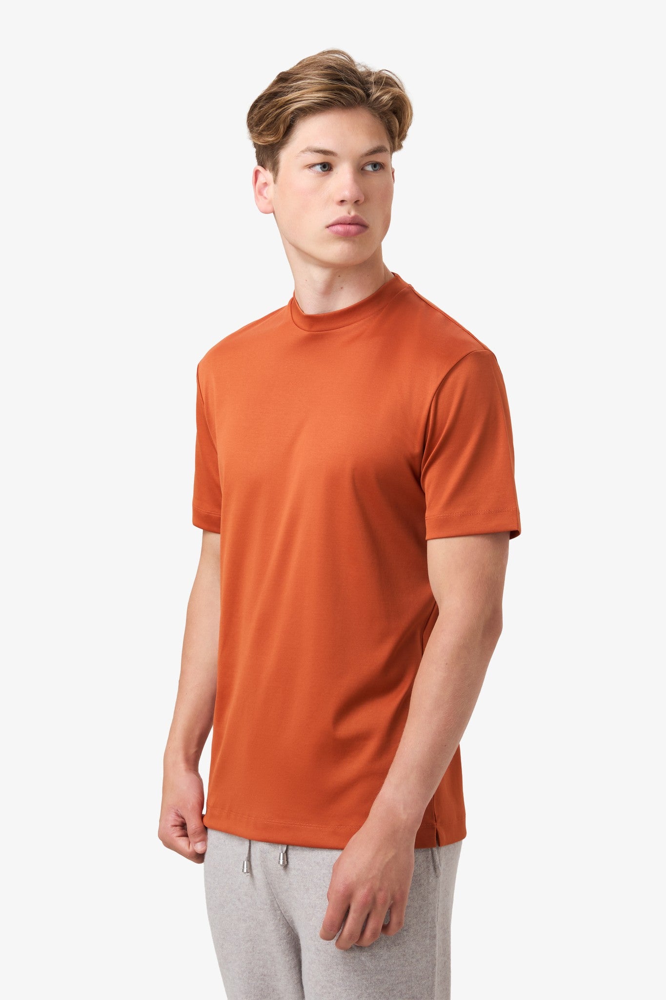 Double Mercerized T-shirt - Orange