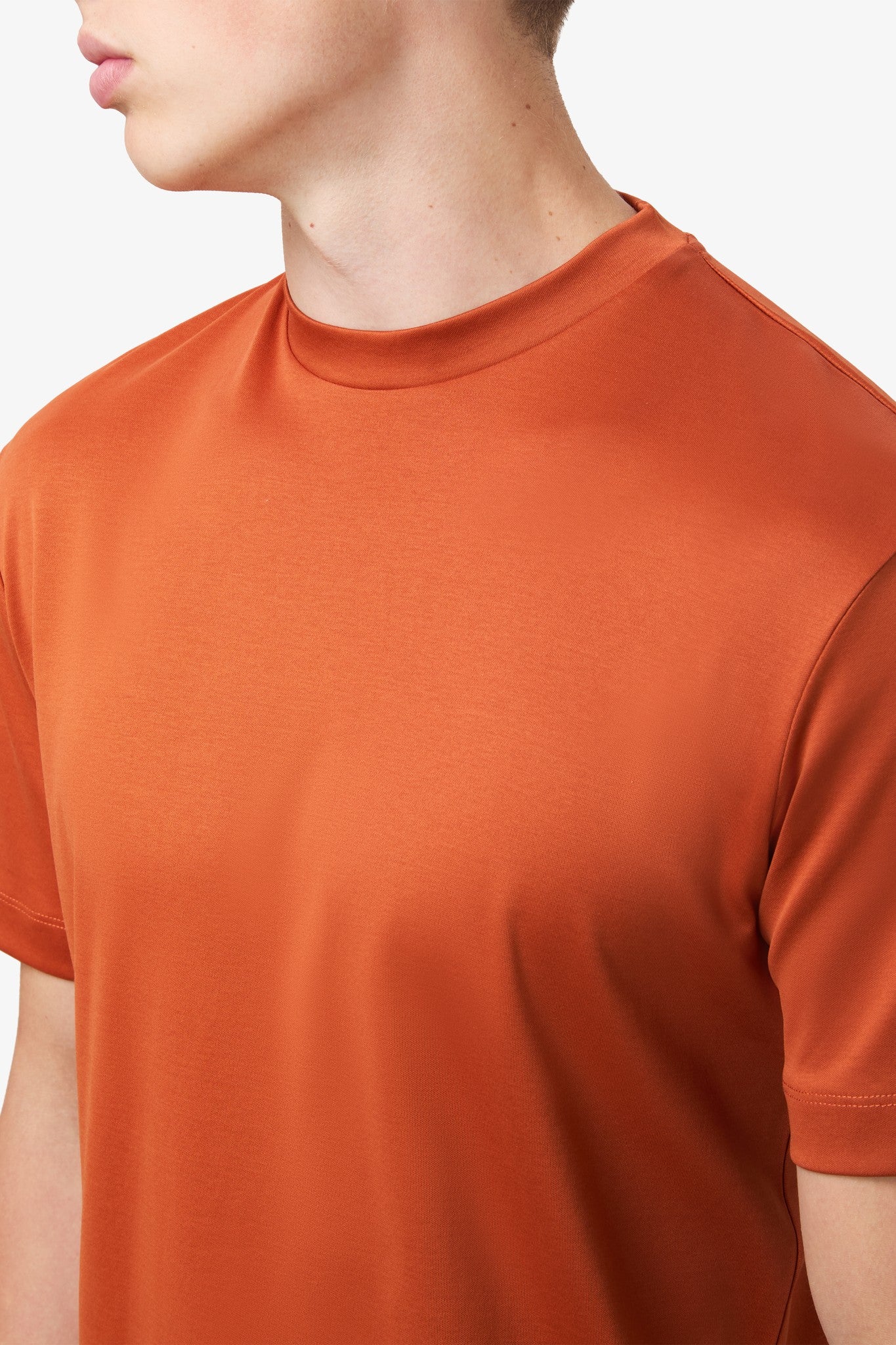 Double Mercerized T-shirt - Orange