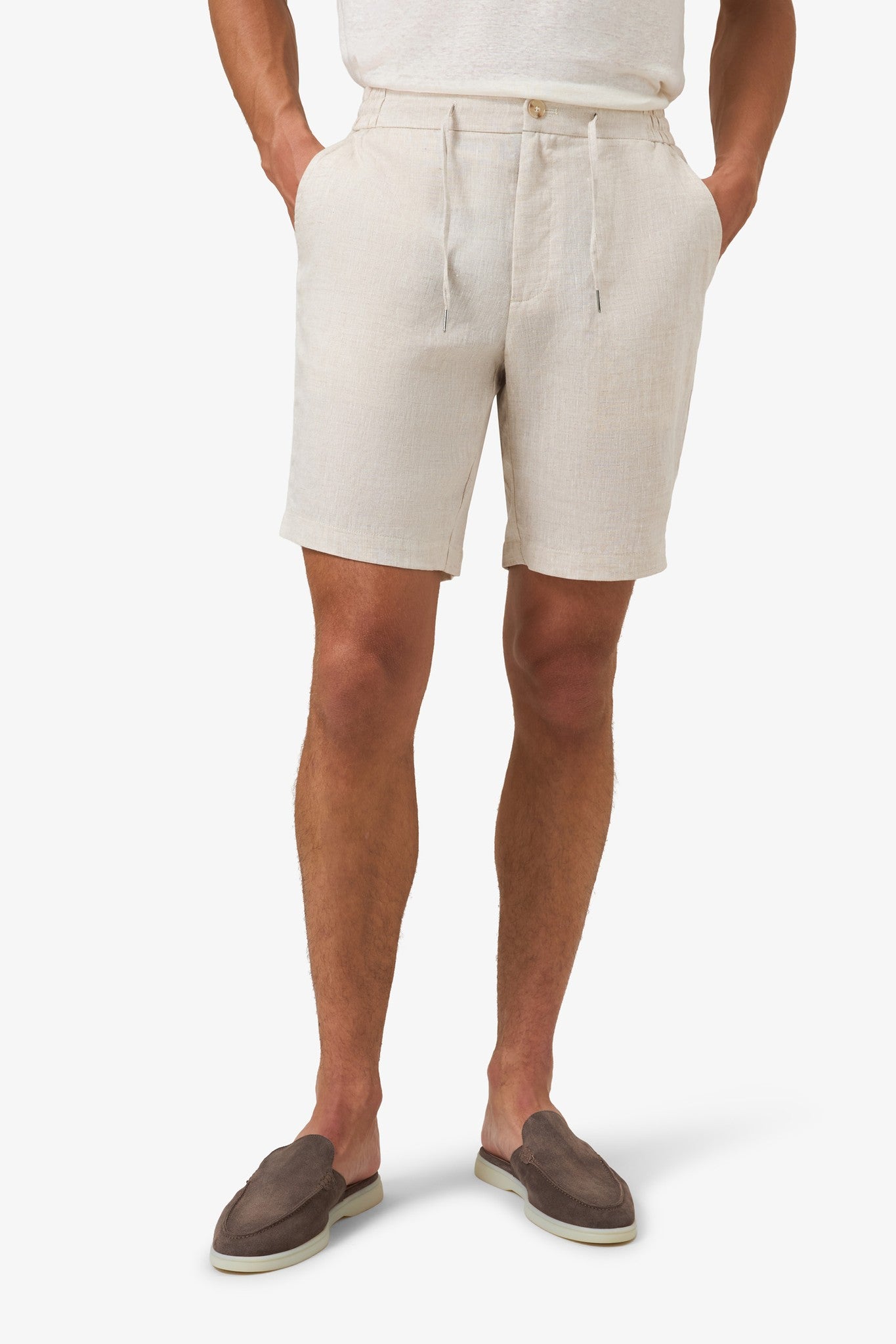 Woven Linen Short Linen